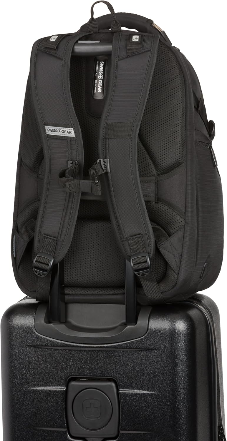 กระเป๋าเป้สะพายหลังใส่โน้ตบุ๊ก SwissGear Endure ScanSmart สีดำ ขนาด 17.75 นิ้ว