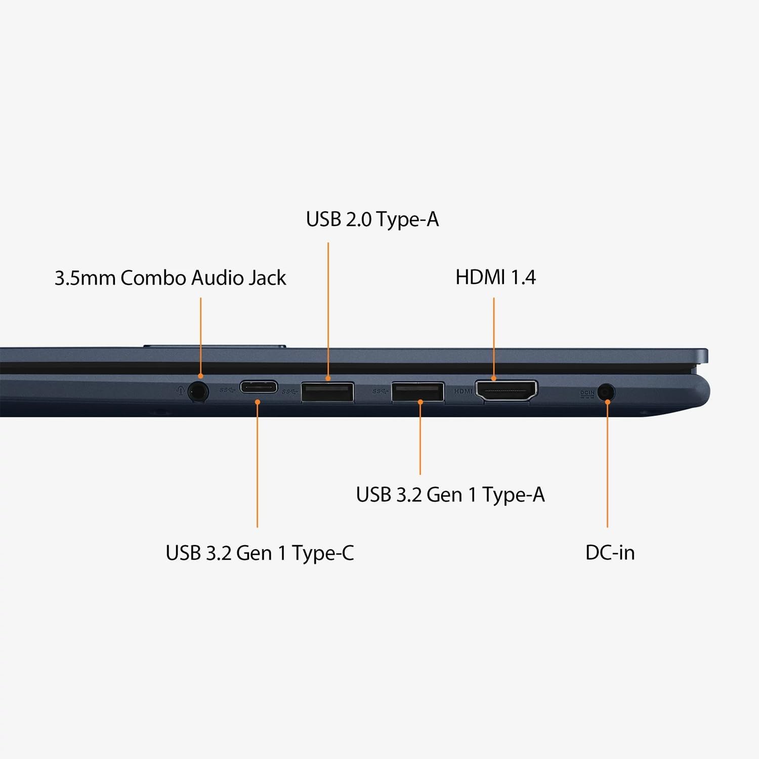 Ноутбук ASUS Vivobook, сенсорный экран FHD 15,6 дюйма, процессор Intel Core i7-1255U, ОЗУ 16 ГБ, твердотельный накопитель 1 ТБ, клавиатура с подсветкой, цифровая клавиатура, веб-камера, HDMI, Wi-Fi 6, Windows 11 Home, синий