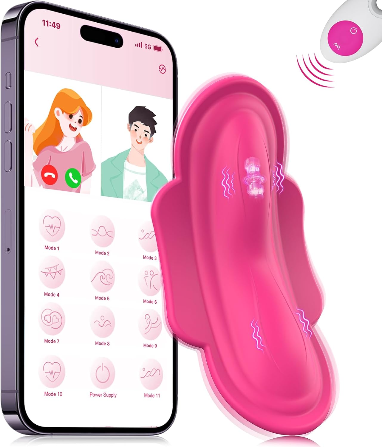 Quần lót đeo được APP Máy rung điều khiển từ xa Đồ chơi tình dục dành cho người lớn dành cho phụ nữ hoặc các cặp đôi, Đồ chơi rung âm vật Mini Egg Bullet Butterfly Rose, Máy kích thích điểm G Dildo âm đạo có lưỡi liếm