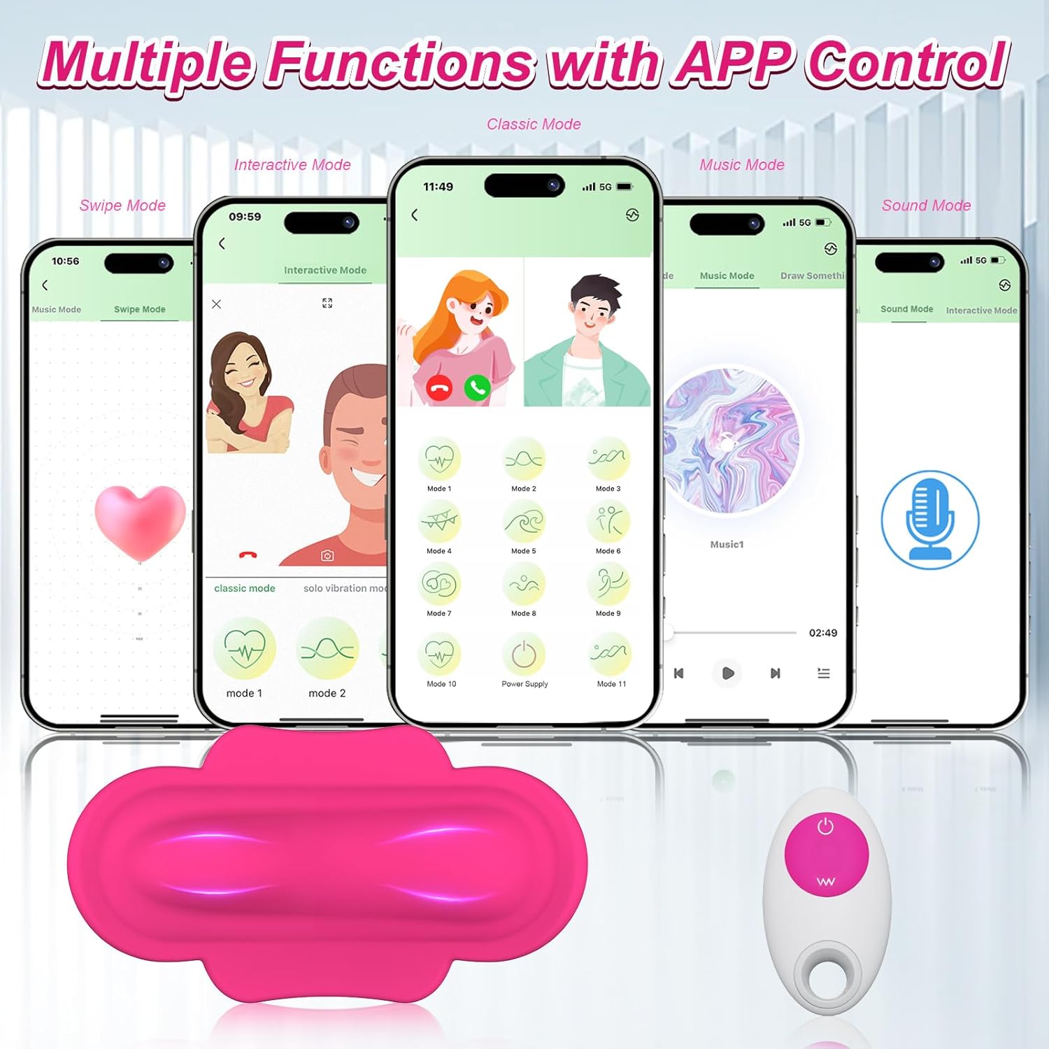 Quần lót đeo được APP Máy rung điều khiển từ xa Đồ chơi tình dục dành cho người lớn dành cho phụ nữ hoặc các cặp đôi, Đồ chơi rung âm vật Mini Egg Bullet Butterfly Rose, Máy kích thích điểm G Dildo âm đạo có lưỡi liếm