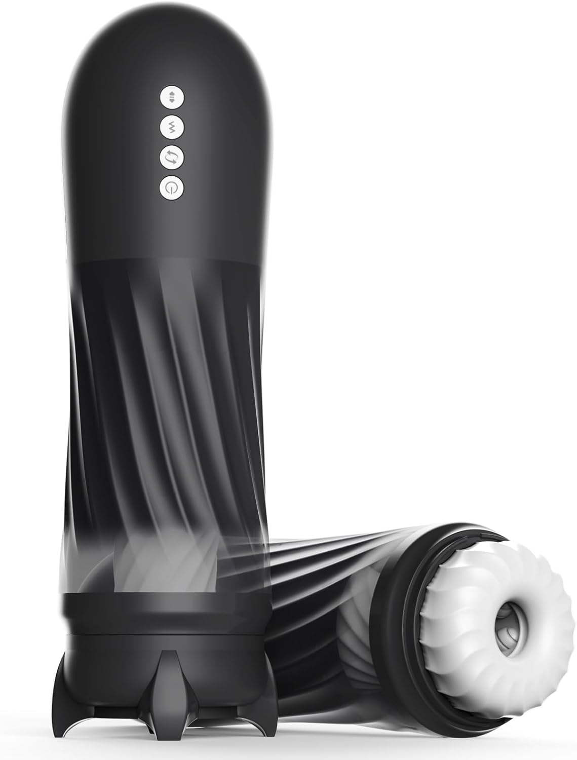 Tracys Dog Automatic Male Masturbator, Adult Sex Toys for Men with 3 Twisting and 5 Thrusting Vibration Modes, Hands-Free Heating Male Vibrating Stroker for Men Guy Pleasure, Steelcan