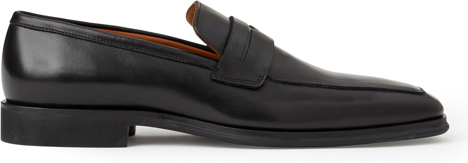 Bruno Magli Mens Raging Bit Loafers Luxurious Leather, Removable Footbed, Almond Toe · v2