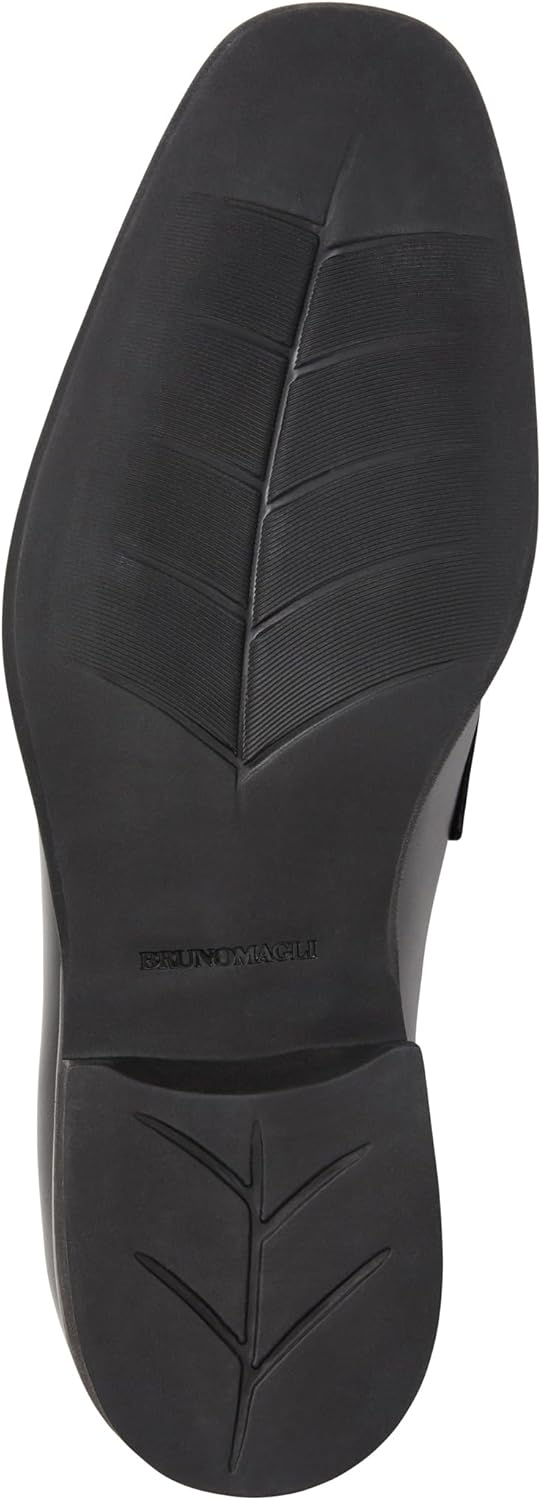 Bruno Magli Mens Raging Bit Loafers Luxurious Leather, Removable Footbed, Almond Toe · v2
