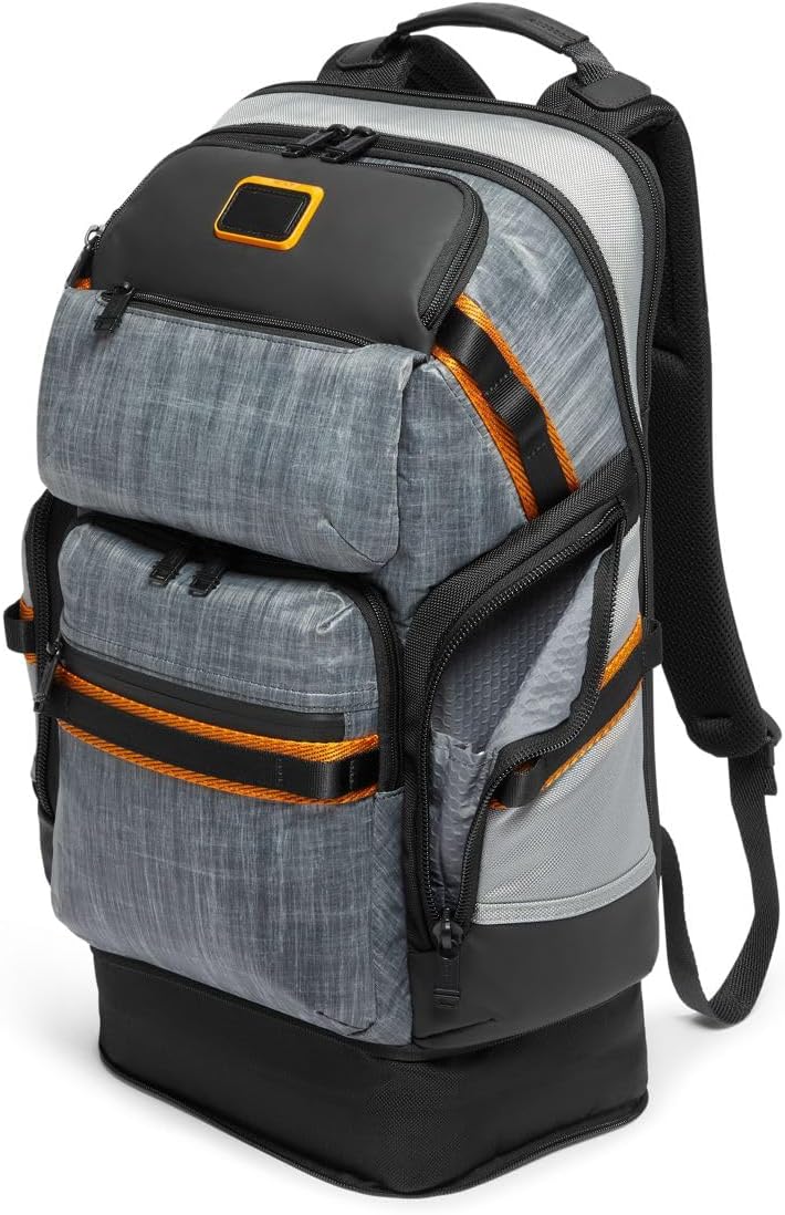 TUMI - Alpha Bravo Nomadic Backpack - Durable Carry On Backpack - 18.8 X 15.0" X 9.0" - Fits up to 15" Laptop - Steel · v3