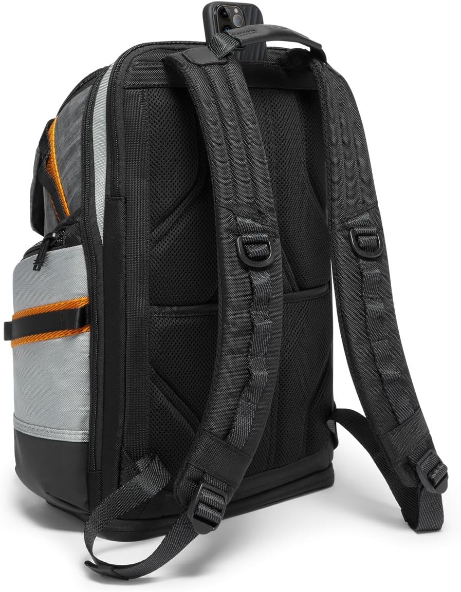 TUMI - Alpha Bravo Nomadic Backpack - Durable Carry On Backpack - 18.8 X 15.0" X 9.0" - Fits up to 15" Laptop - Steel · v3