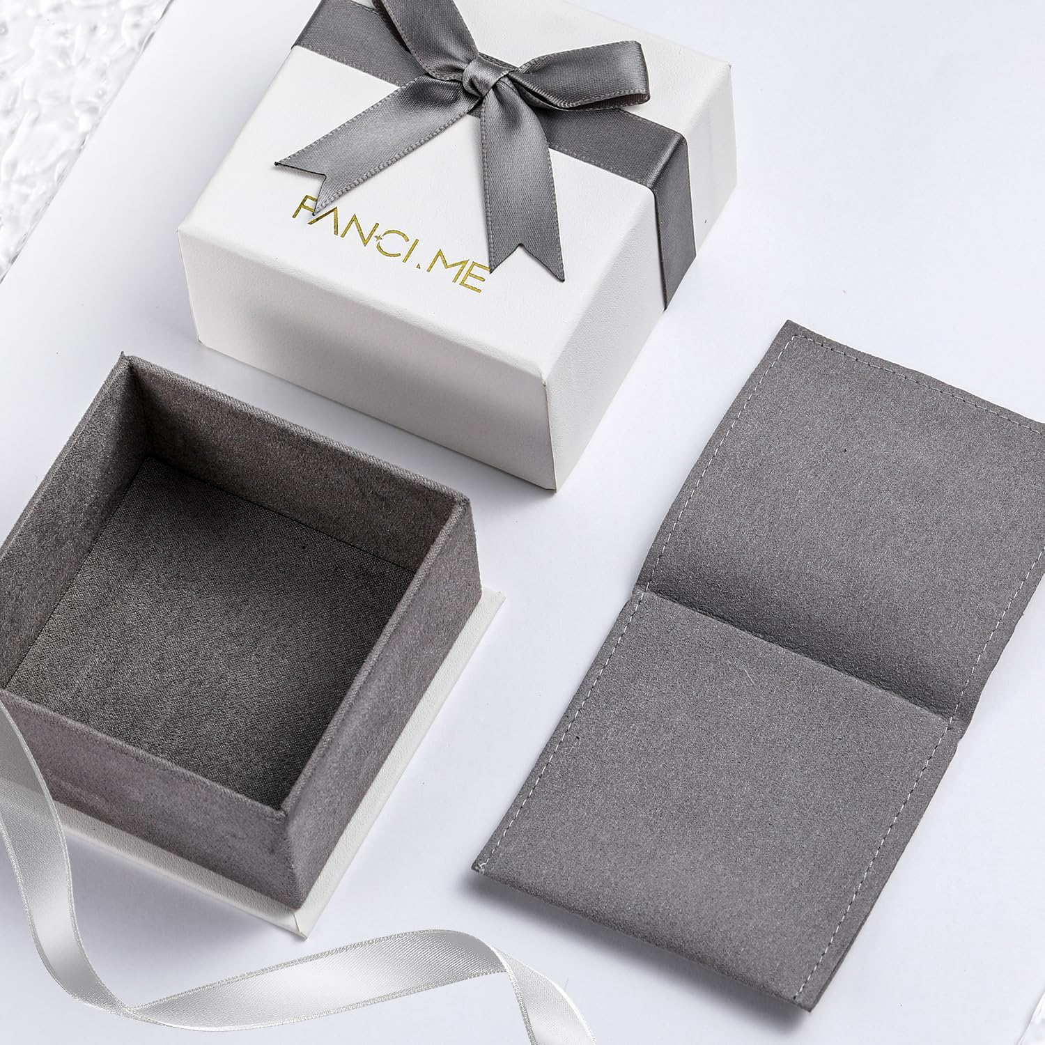 Kalung Batu Kelahiran Hati Emas Putih Padat 14K FANCIME dengan Liontin Berlian Hadiah Natal Ulang Tahun untuk Ibu Wanita, Rantai Perak Sterling 16 2\ Extender