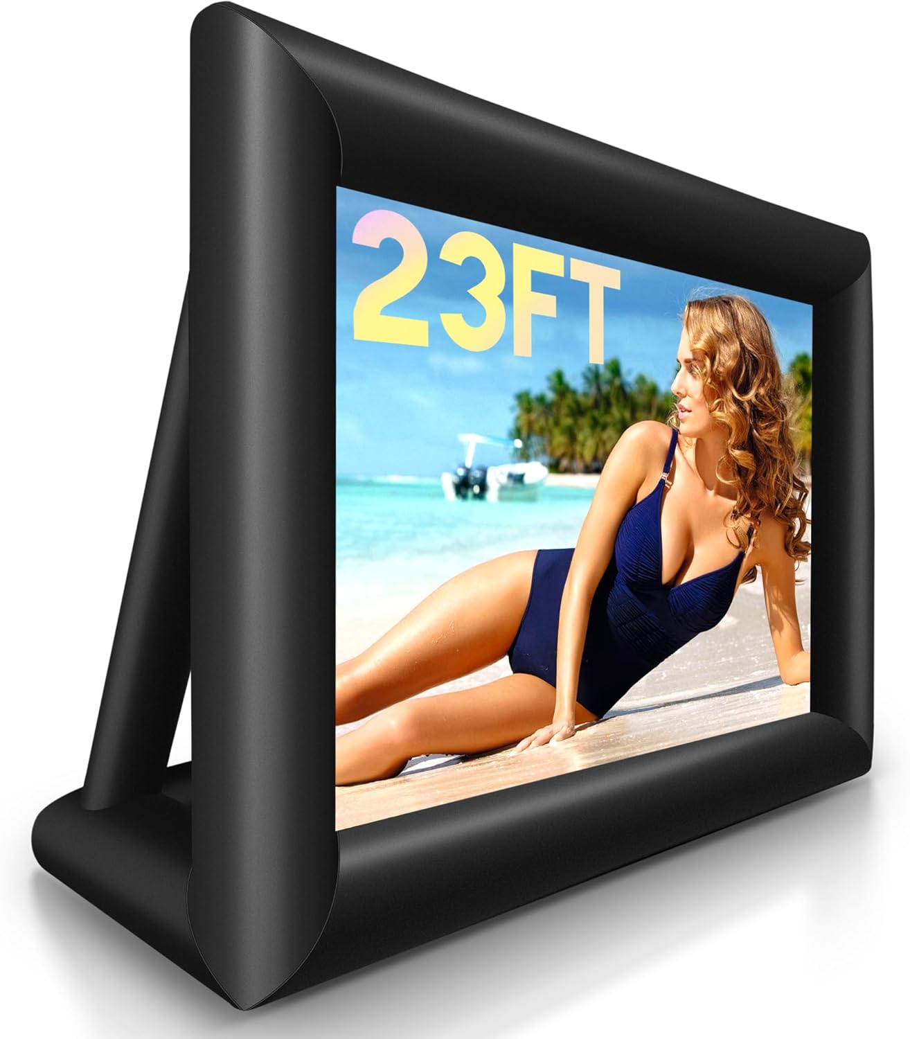 23Ft Inflatable Projector Screen for Outside 276In Blow Up Projection Screen Outdoor with 480W Blower - Perfect for Outdoor Theater, Backyard Outdoor Movie - Pantalla Inflable para Proyector · v9