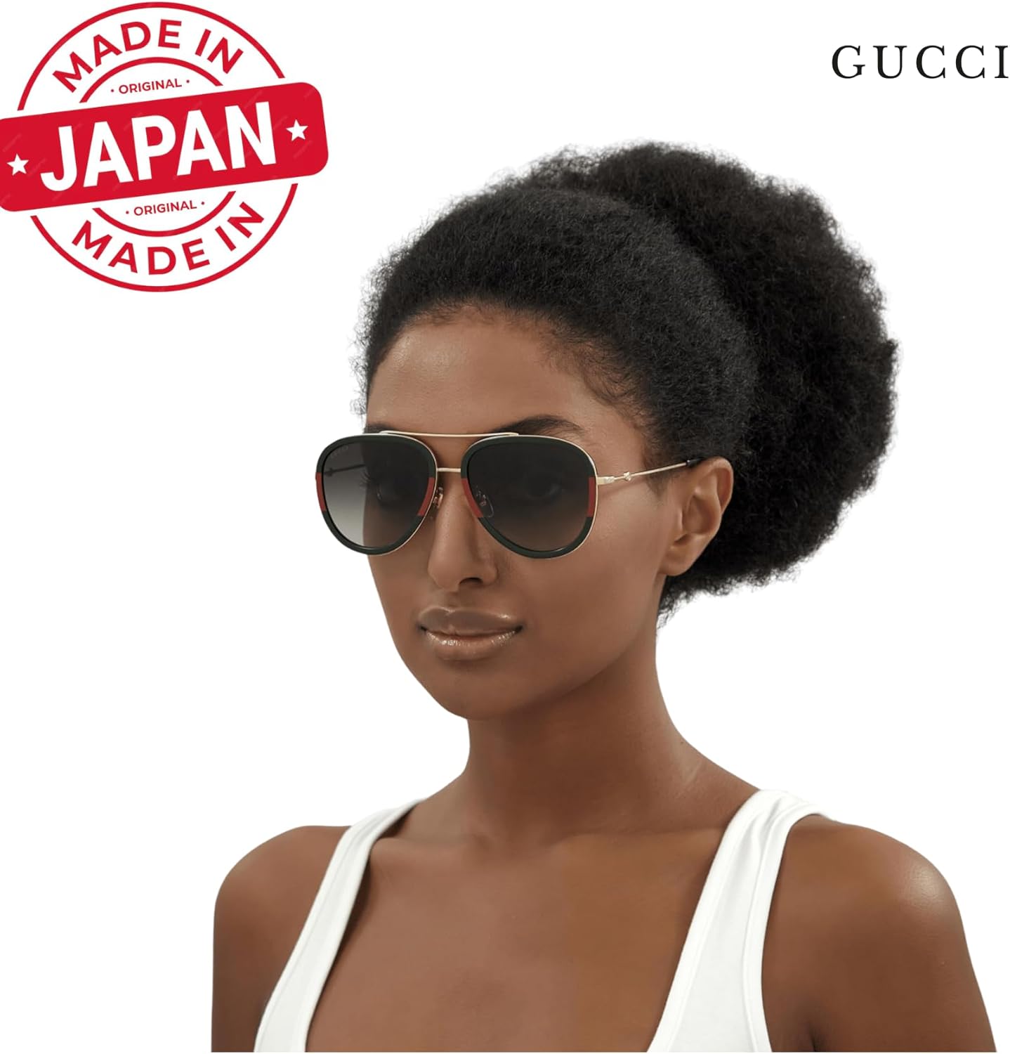 แว่นกันแดดทรง Aviator จาก Gucci GG 0062S มาพร้อมชุดแว่นตาสุดหรูจาก eSHADES