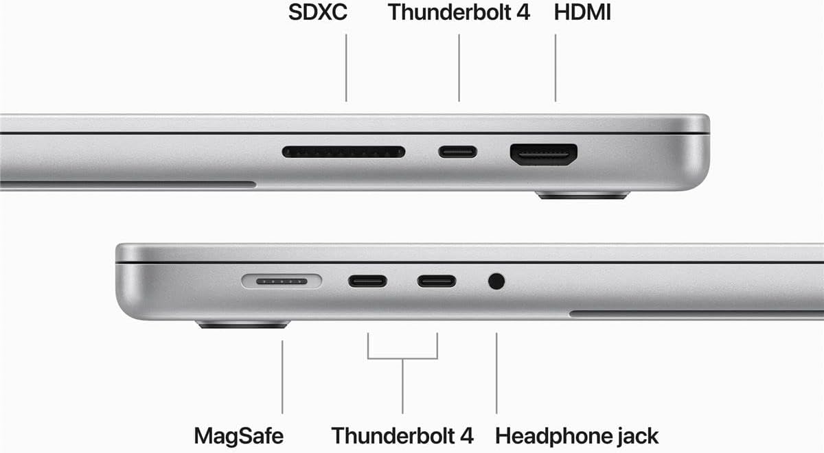 Apple MacBook Pro 16.2 z chipem M3 Max (koniec 2023 r.) - srebrny, 16-rdzeniowy/40-rdzeniowy, 64 GB, 1 TB SSD