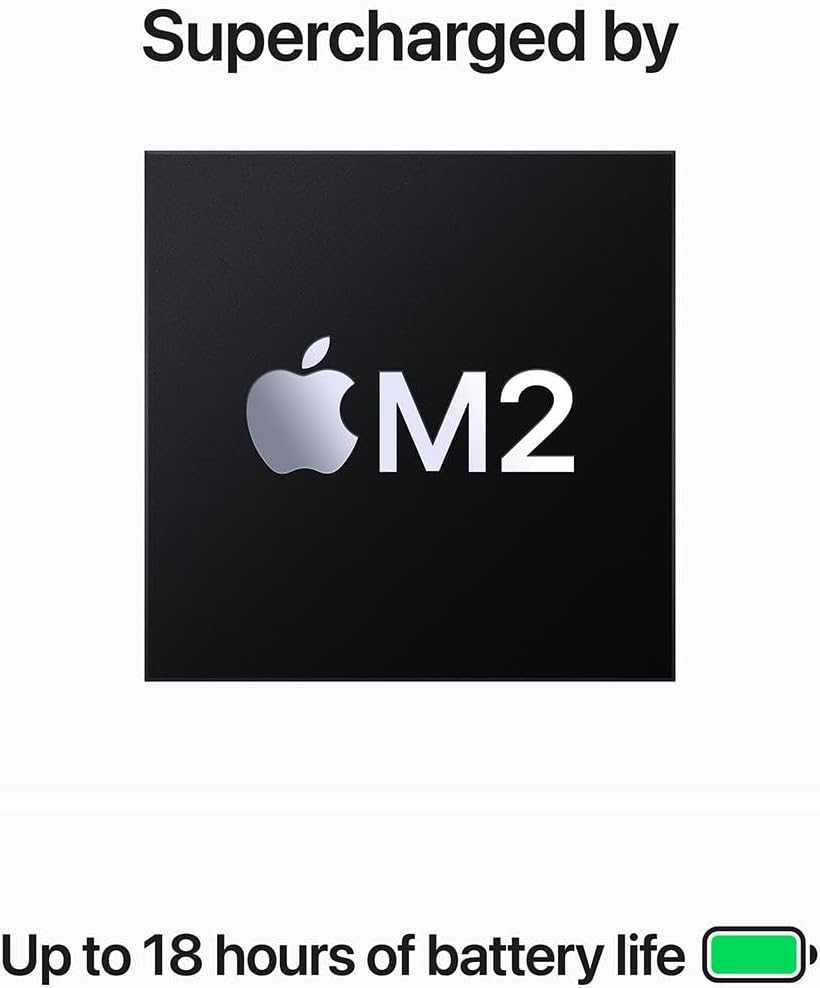 Apple MacBook Air 15.3, Liquid Retina 디스플레이, 8코어 CPU 및 10코어 GPU가 장착된 M2 칩, 24GB 메모리, 2TB SSD, 70W USB-C 전원 어댑터, Midnight, Mid 2023