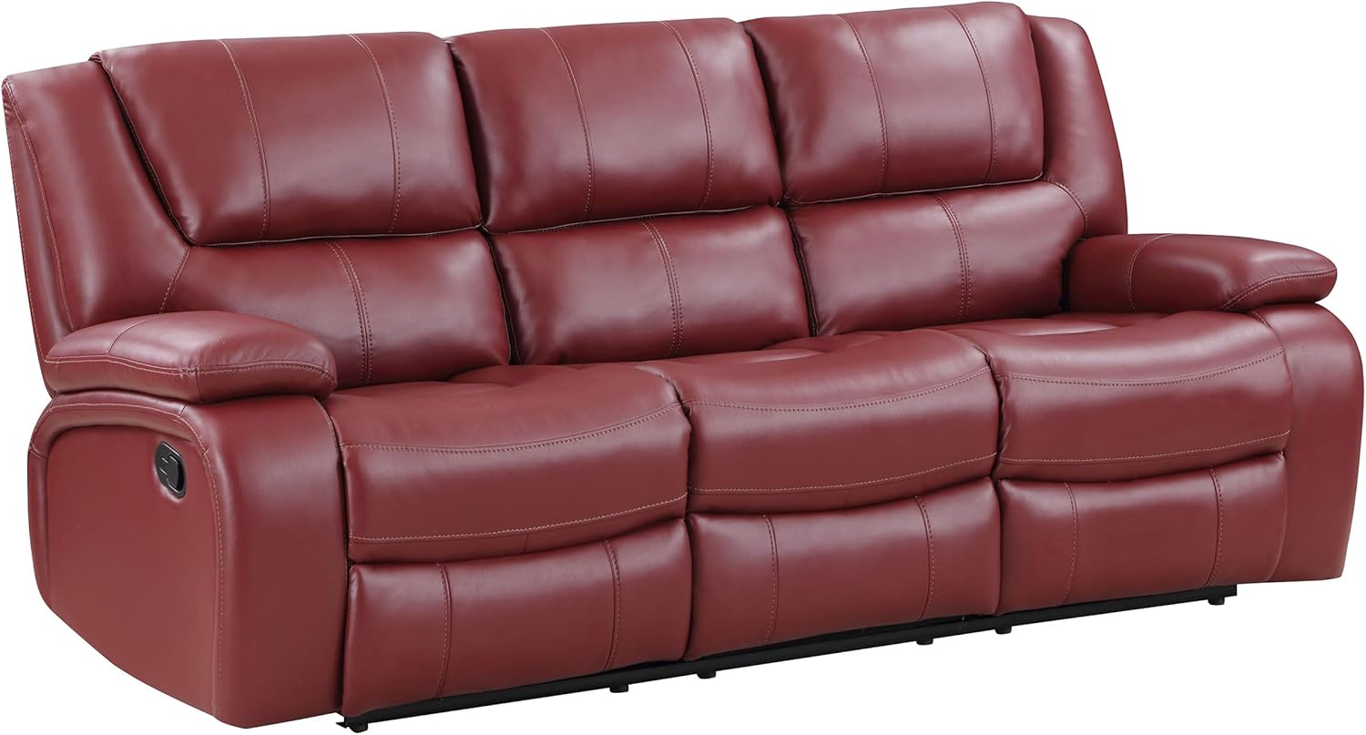 Coaster Camila Motion Sofa, Red · v2