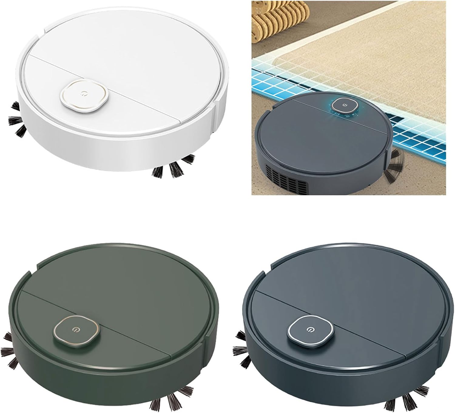 Roboter-Staubsauger, Reinigungsroboter, Bodenkehrroboter mit befeuchtender Sprühfunktion, wiederaufladbarer Staubsauger, automatischer Kehrroboter