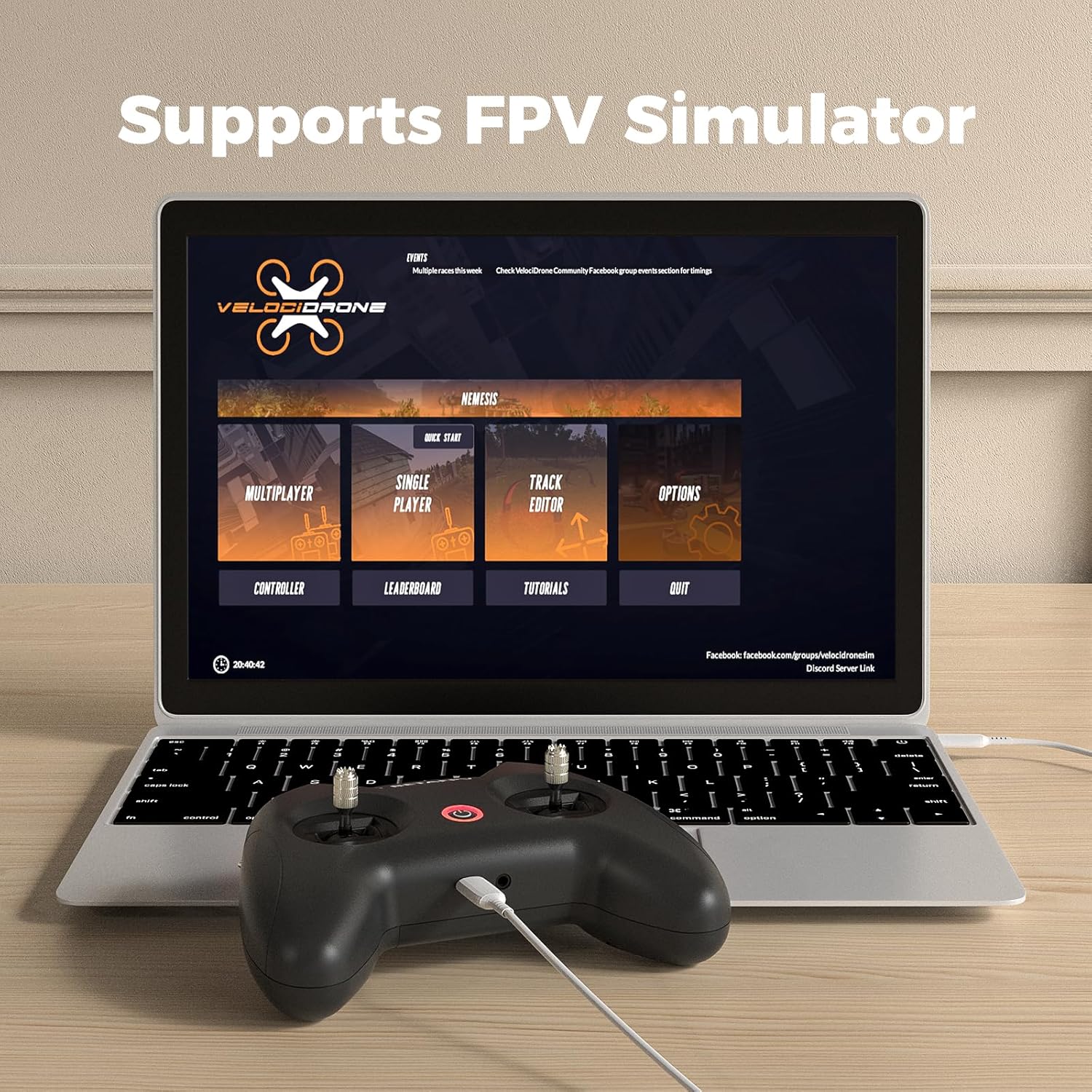 Kit drone FPV BETAFPV Aquila16 con mantenimento dell'altitudine, 8 minuti di volo, per principianti FPV per volare più a lungo in ambienti interni ed esterni, 3 modalità FlightSpeed, registrazione DVR, simulatore supportato, kit RTF 1S con ELRS 3.0