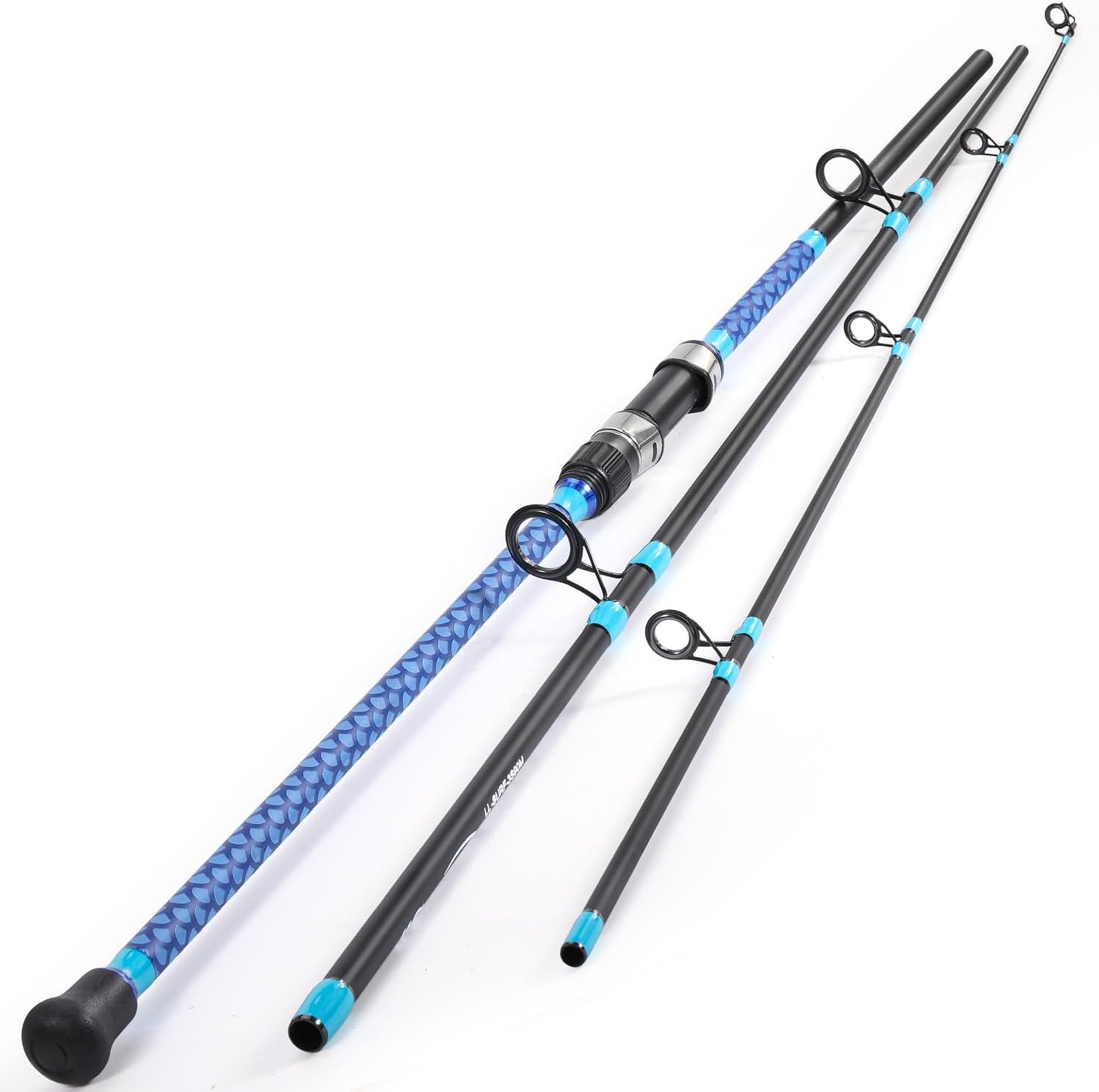Sougayilang Surf Fishing Rod Carbon 3 Piece Spinning Fishing Rod 9/10'/11'/12'for Travel · v3