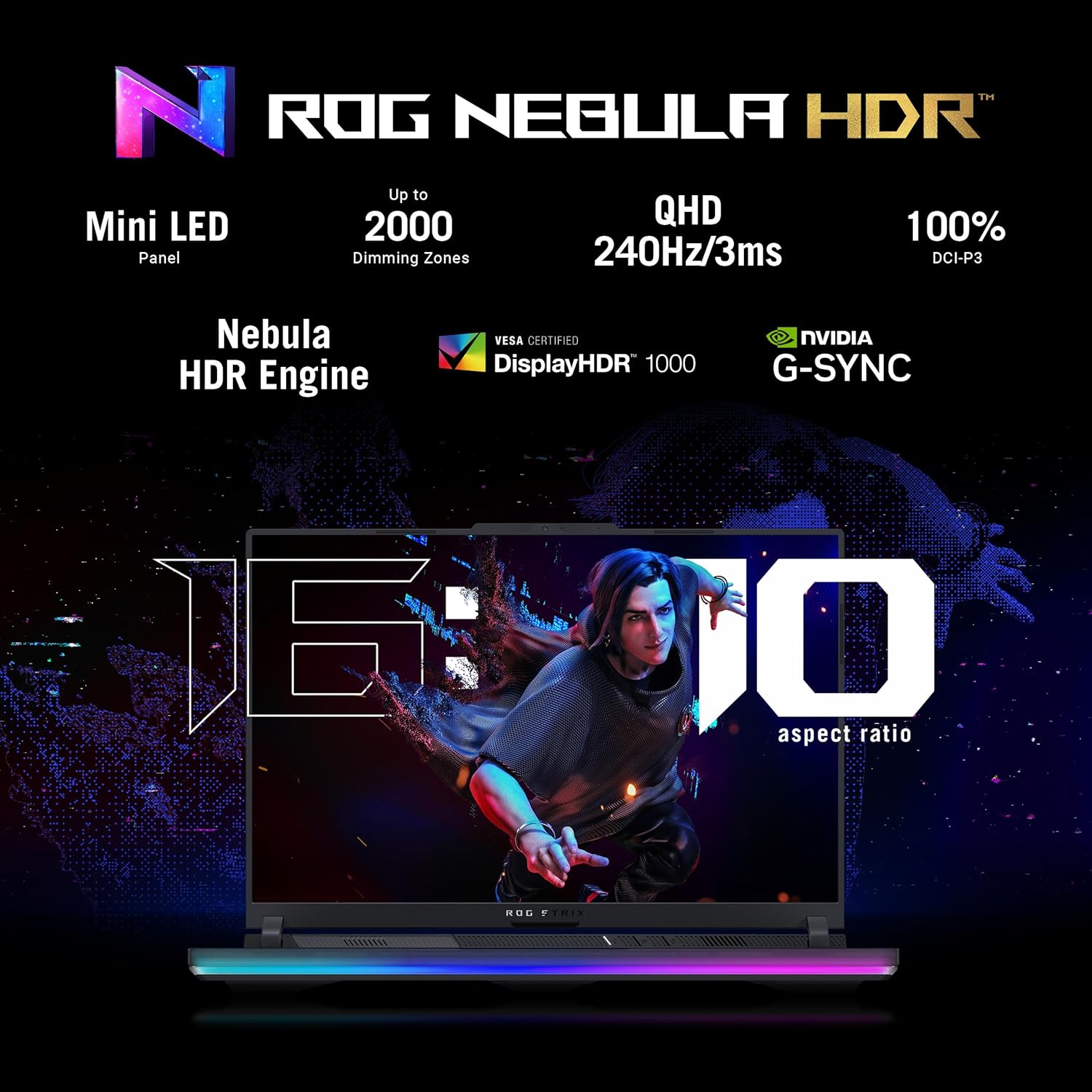 ASUS ROG Strix SCAR 18 (2024) Gaming Laptop, 18” Nebula HDR 16:10 QHD 240Hz/3ms, GeForce RTX™ 4080, Intel® Core™ i9-14900HX, 32GB DDR5-5600, 1TB PCIe SSD, Wi-Fi 6E, Windows 11 Pro, G834JZR-XS96 · v6