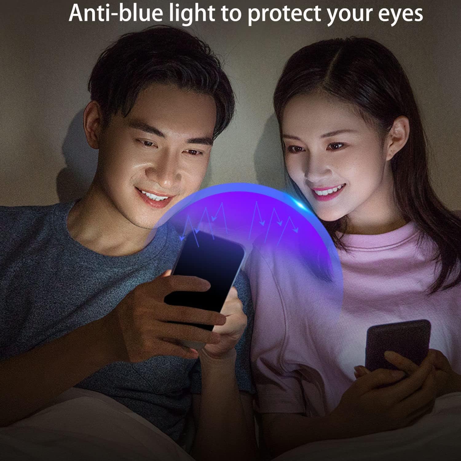 2er-Pack Anti-Blaues, gehärtetes Sichtschutzglas für iPhone 15 Pro/iPhone 15 Anti-Spy-Displayschutz, Anti-Peeping-Folie, Farbverlauf, 6,1 Zoll