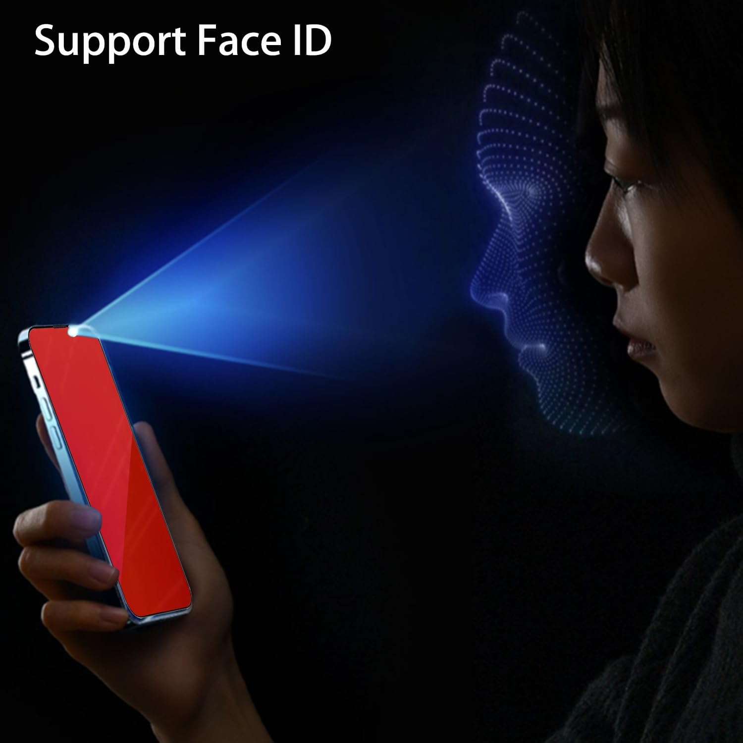 2er-Pack Anti-Blaues, gehärtetes Sichtschutzglas für iPhone 15 Pro/iPhone 15 Anti-Spy-Displayschutz, Anti-Peeping-Folie, Farbverlauf, 6,1 Zoll
