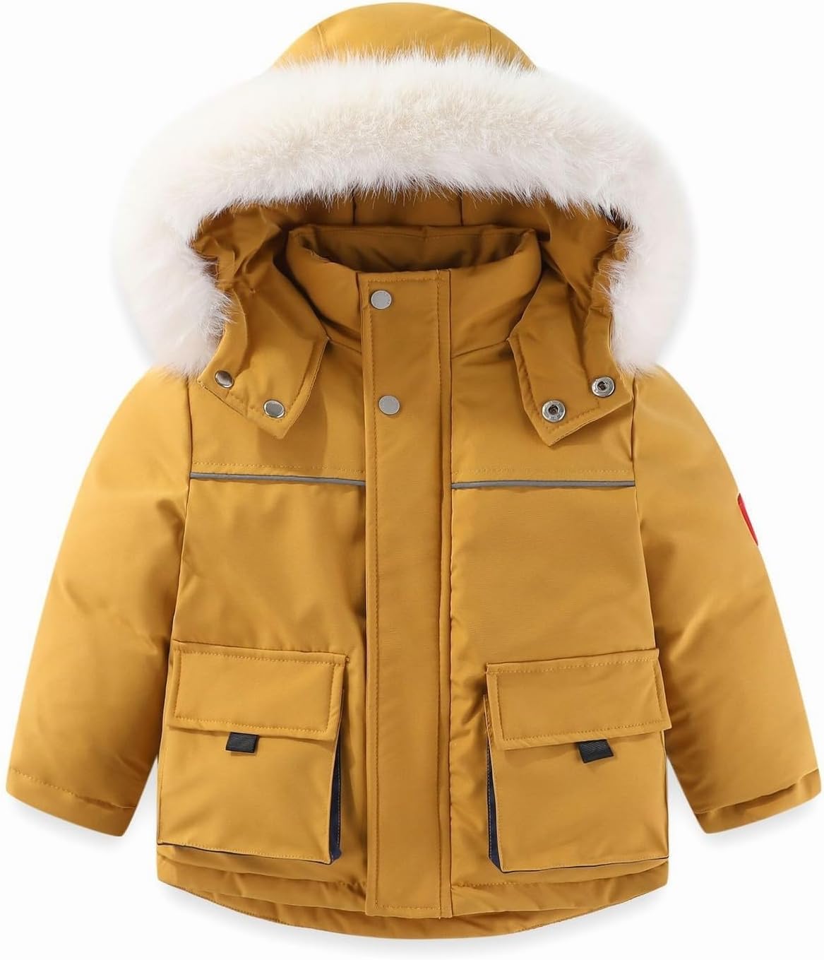 Snowsuit Set Coat Down Bib Kids   Piece Jacket Hooded 2 Baby Girls Pants Cartoon Girls Warm Winter Jackets for Big · v2