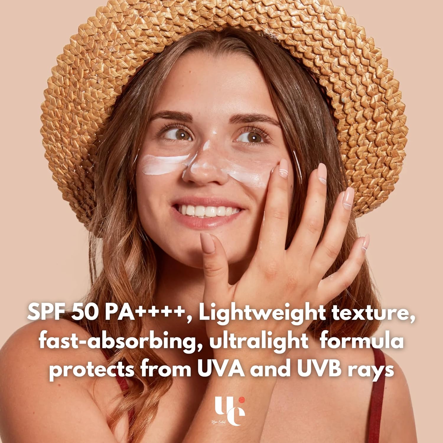 Tabir Surya UV Clear SPF 50 dengan Zinc Oxide, Perlindungan UVA dan UVB, Spektrum Luas, Tidak Berminyak, Tidak Ada White-Cast, Menenangkan, Tahan Air, Ramah TSA, 1,7 ons