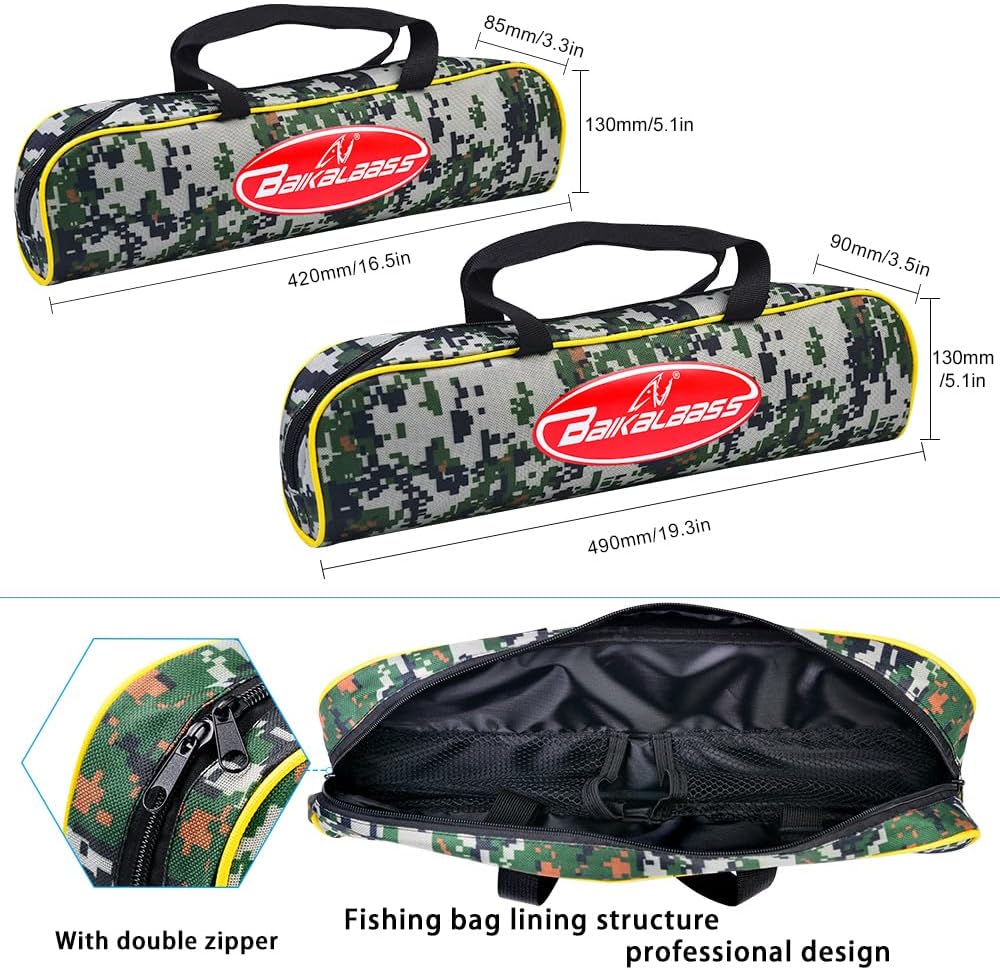 Fishing Rod and Reel Combo - Carbon Fiber Telescopic Fishing Pole with 2000 Spinning Reel Combos - Sea Saltwater Freshwater Ice Bass Fishing Tackle Set Fishing Rods Kit Fishing Poles and Reels Combo · v4