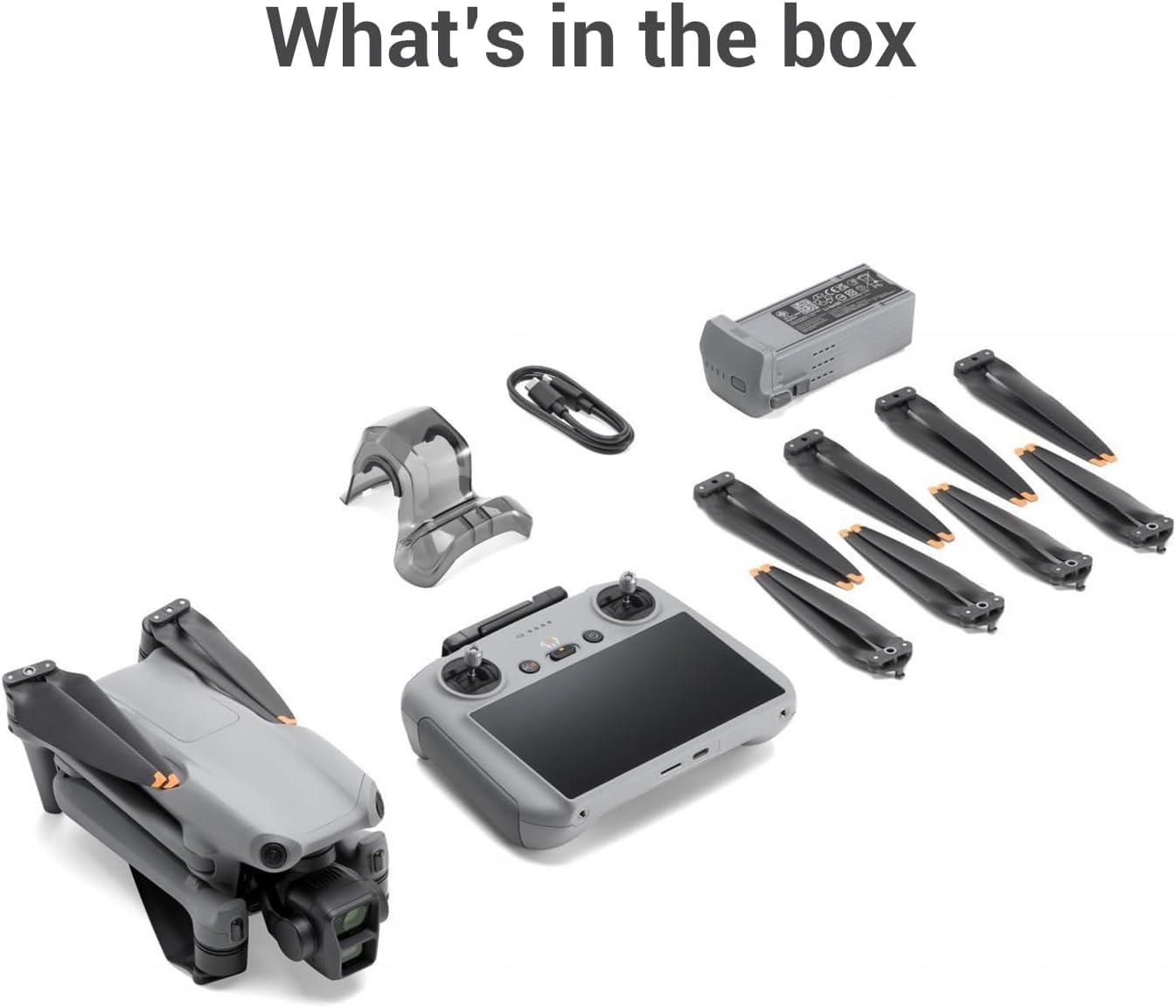 Specta Air Drone With Wide Angle  Medium Tele Dual Primary Cameras, GPS 4K UHD Drones with All-Direction Obstacle Sensing and 20km FHD Transmission, 4K/60fps HDR , 48MP Photo, 46-Min Flight, Auto Filming, Remote Controller with Screen, FAA Remote ID Compliant · v4