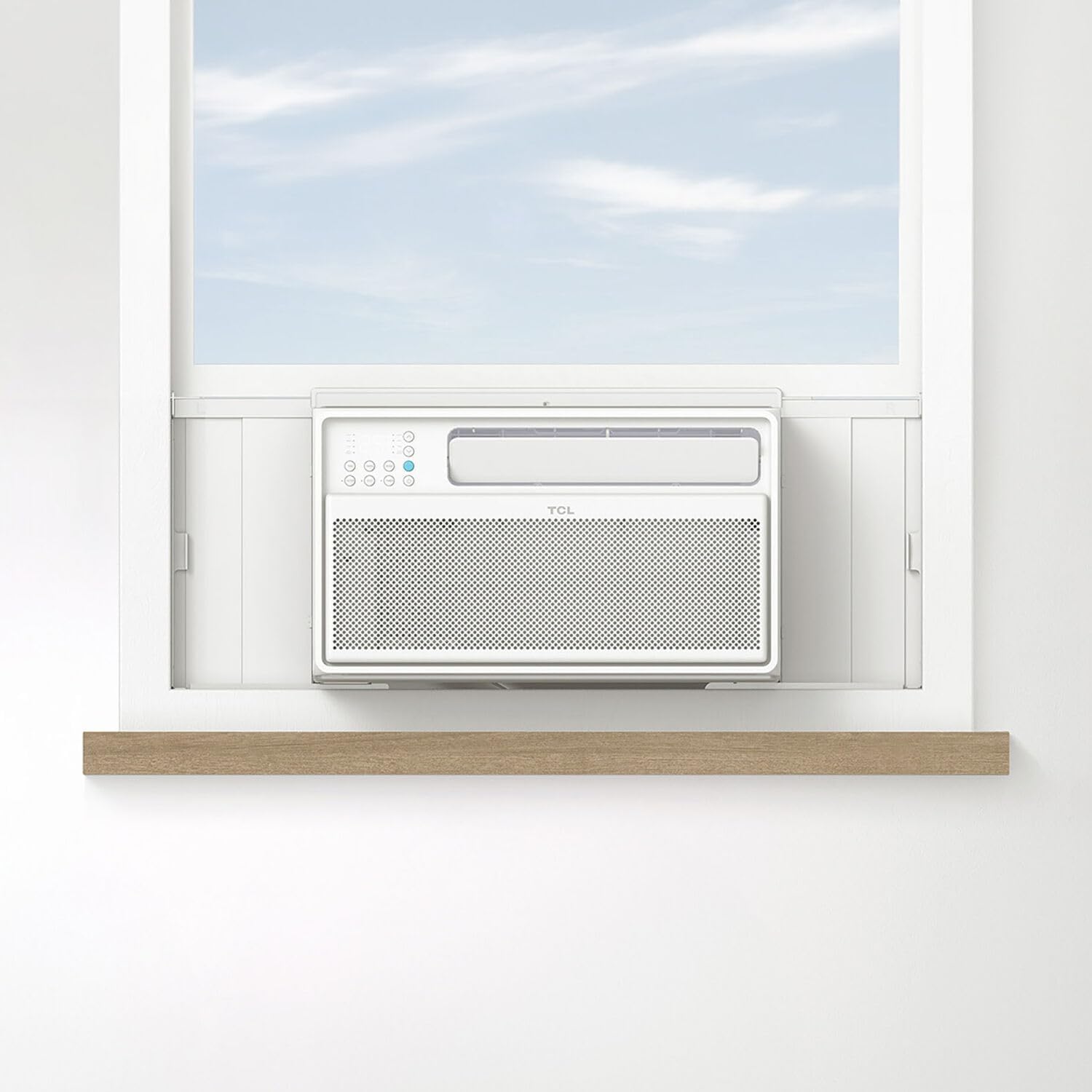 TCL 10.000 BTU Q-Serisi Akıllı İnverter Pencere AC,% 38 Enerji Tasarrufu, 115V, 450 Sq'ye kadar Odalar için İnverter AC. Ft. Ultra Sessiz 40dB, EZ Kurulumu, Açık Pencere, Alexa ve Google Asistan ile Çalışır
