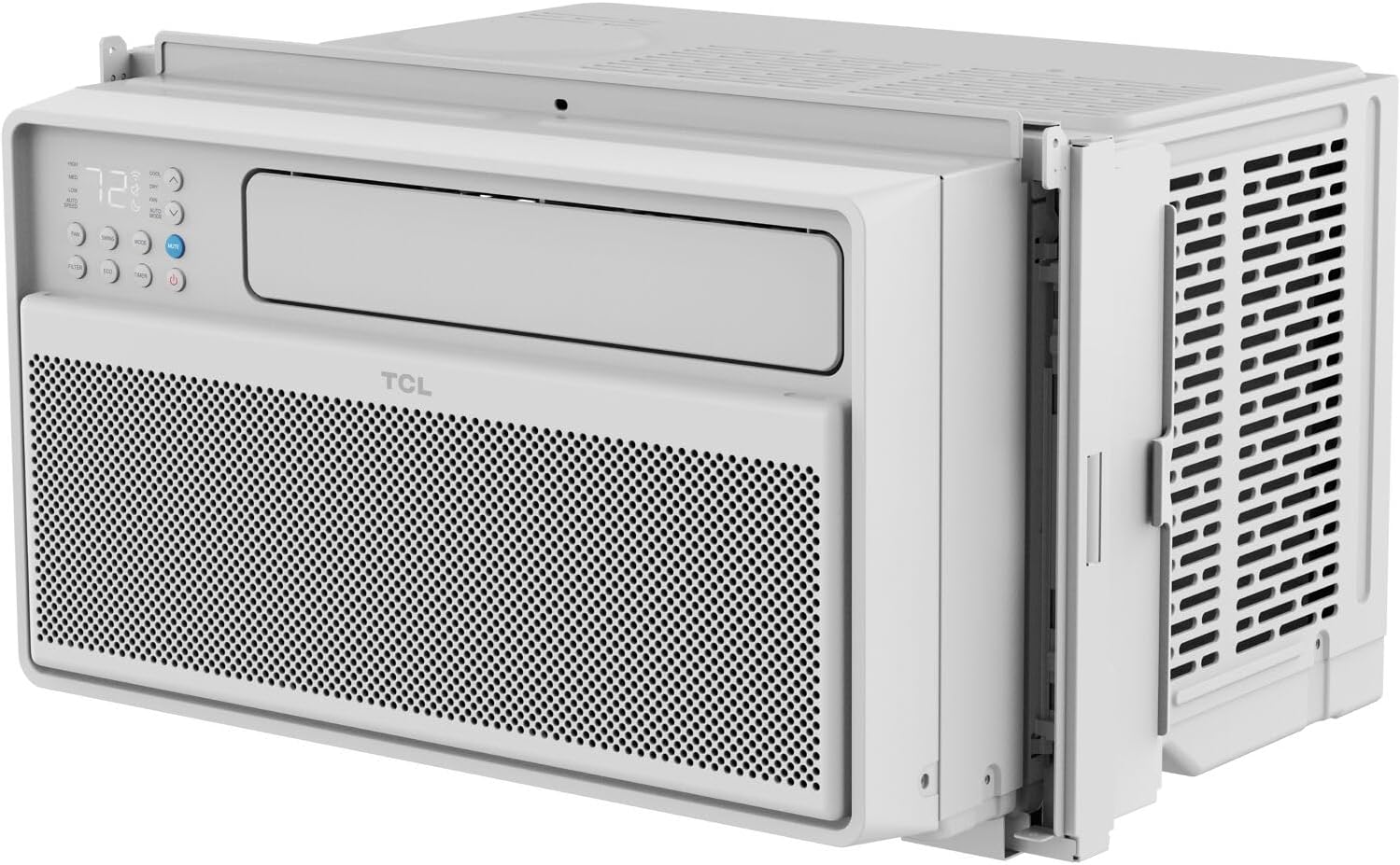 TCL 10.000 BTU Q-Serisi Akıllı İnverter Pencere AC,% 38 Enerji Tasarrufu, 115V, 450 Sq'ye kadar Odalar için İnverter AC. Ft. Ultra Sessiz 40dB, EZ Kurulumu, Açık Pencere, Alexa ve Google Asistan ile Çalışır