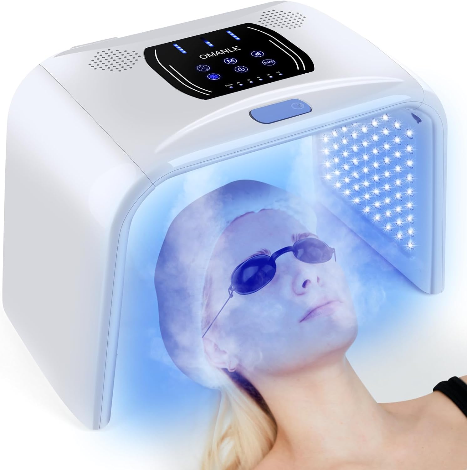 Led Light Therapy, Face Red Light Therapy with Spray Function, 7 in 1 Beauty Equipment for Skin Care at Home, Face Mask SPA Equipment, Facial Skin Care Tool for Neck, Body, Hand, Skincare, Mask · v4