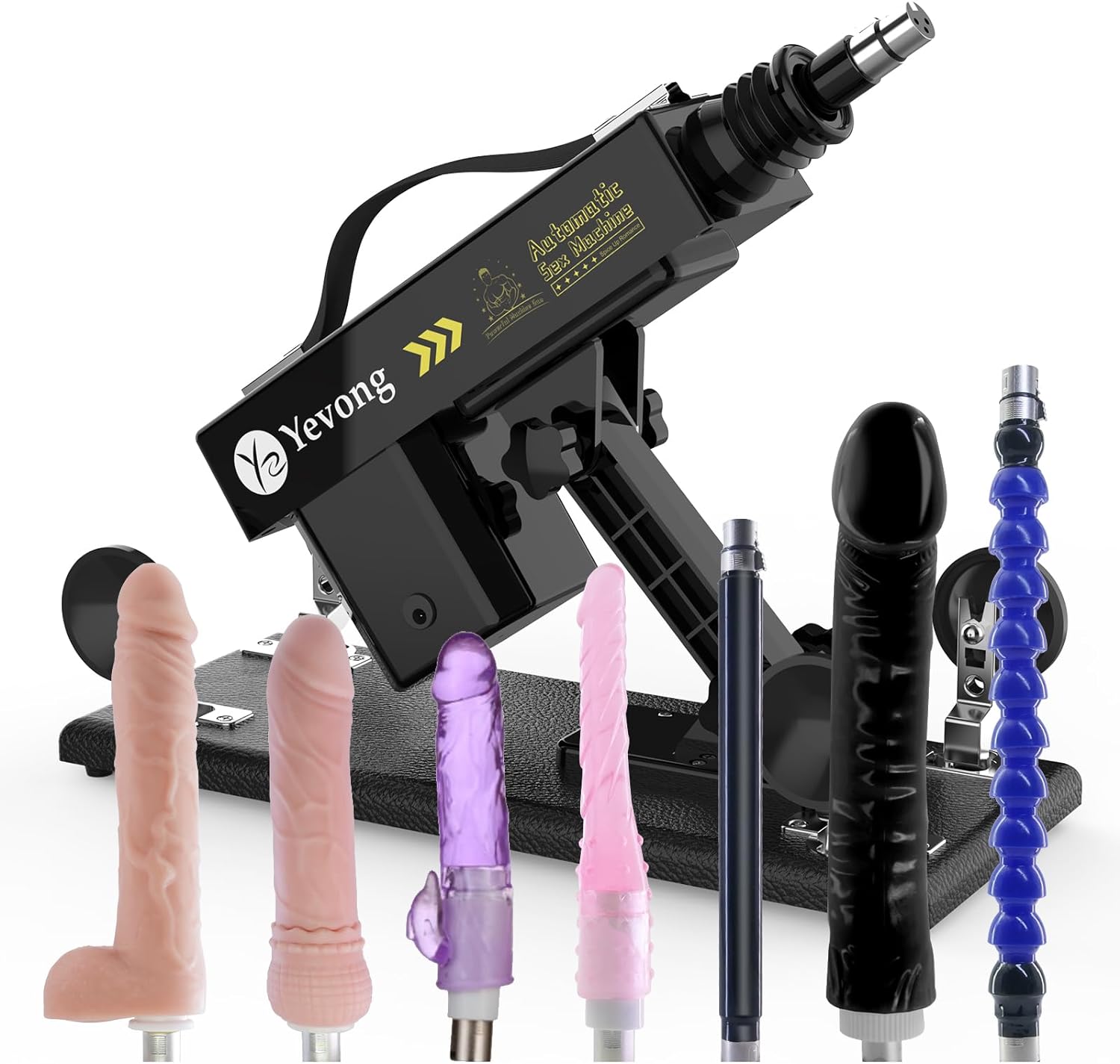 Máy tình dục Máy đẩy tình dục tự động cho phụ nữ và nam giới Đồ chơi tình dục dành cho người lớn Máy đẩy dương vật kết nối 3XLR cho các cặp đôi và chơi một mình Đồ chơi tình dục Máy đẩy cho chơi rảnh tay với 7 phụ kiện