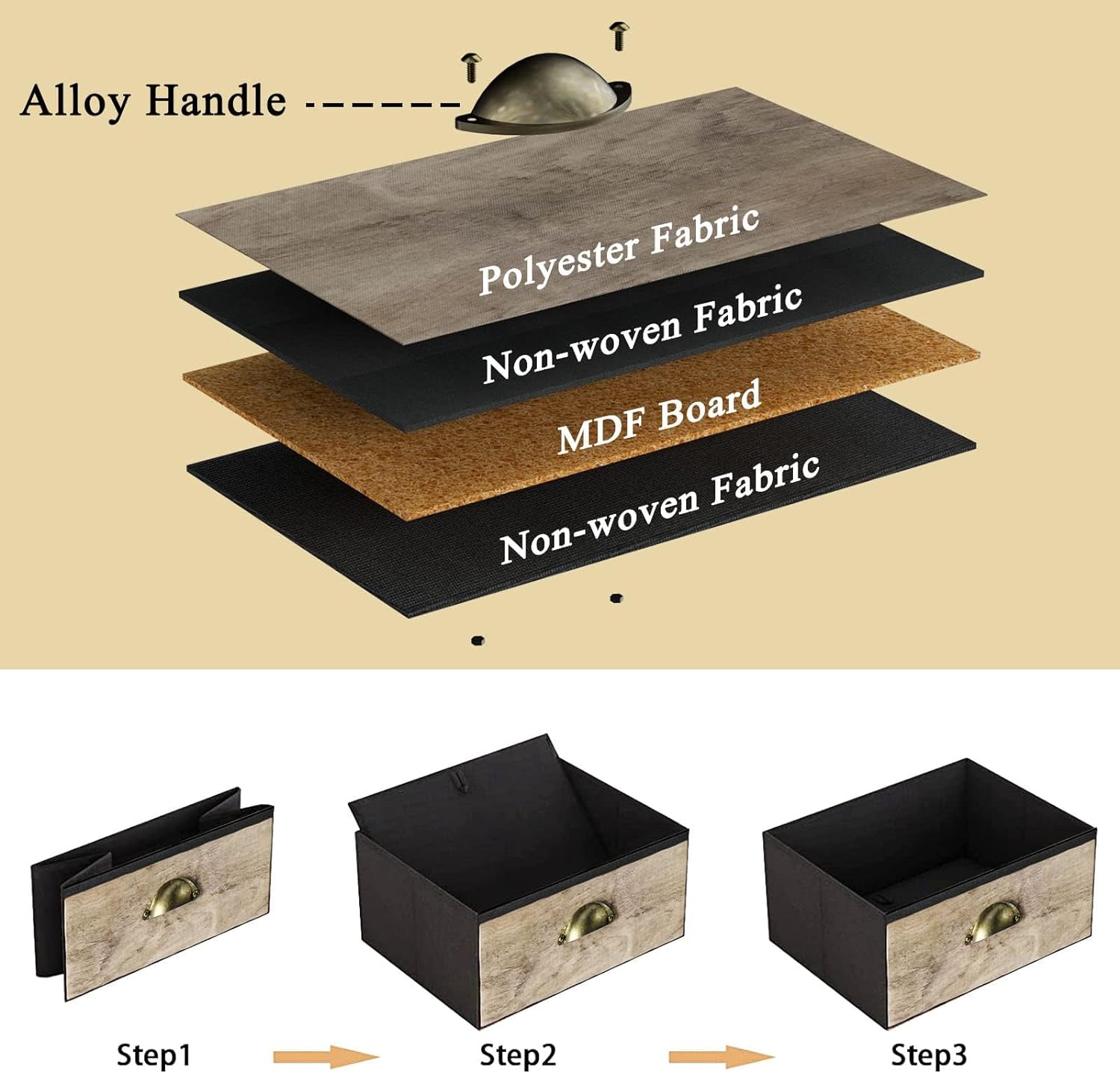 Mesa de café X-Cosrack de 3 niveles con cajón de almacenamiento, estante ajustable de 35,8 de alto, mesa de café tipo granja para esquina, cocina, comedor, licorera, mesa de centro de madera rústica, gris