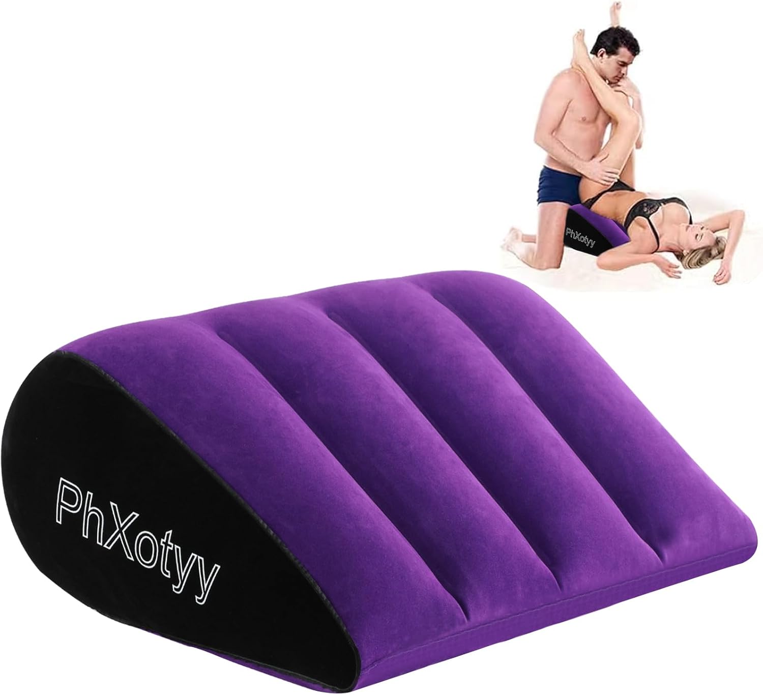 Juguetes sexuales, cojín de posición de almohada triangular, rampa inflable, mueble para parejas, posicionamiento para posición más profunda, almohada de apoyo para hombre y mujer para parejas