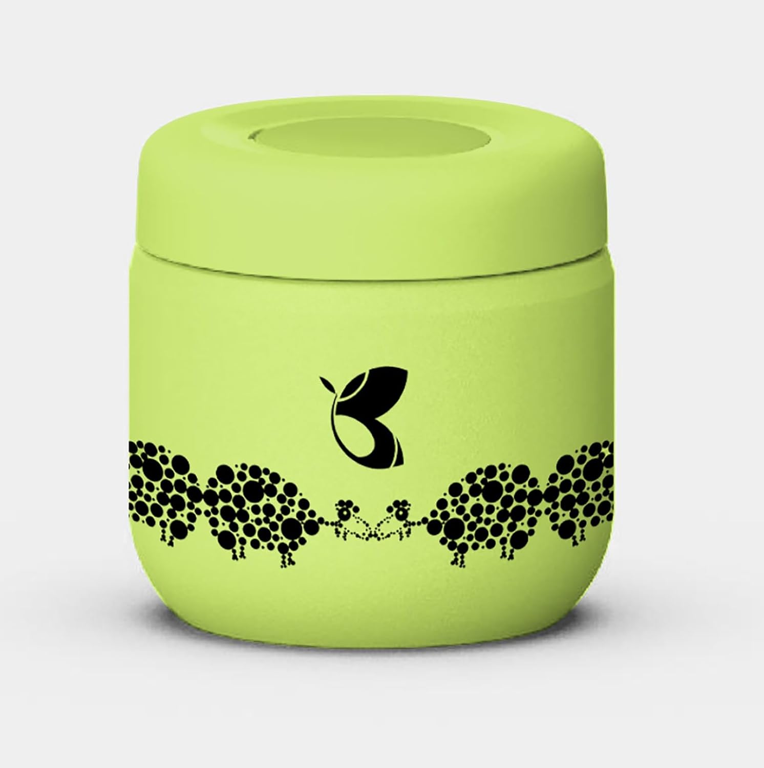Blisa Stainless Steel Vacuum Insulated Food Jar Thermos for Hot Food 350ml (Verde Noir) · v2