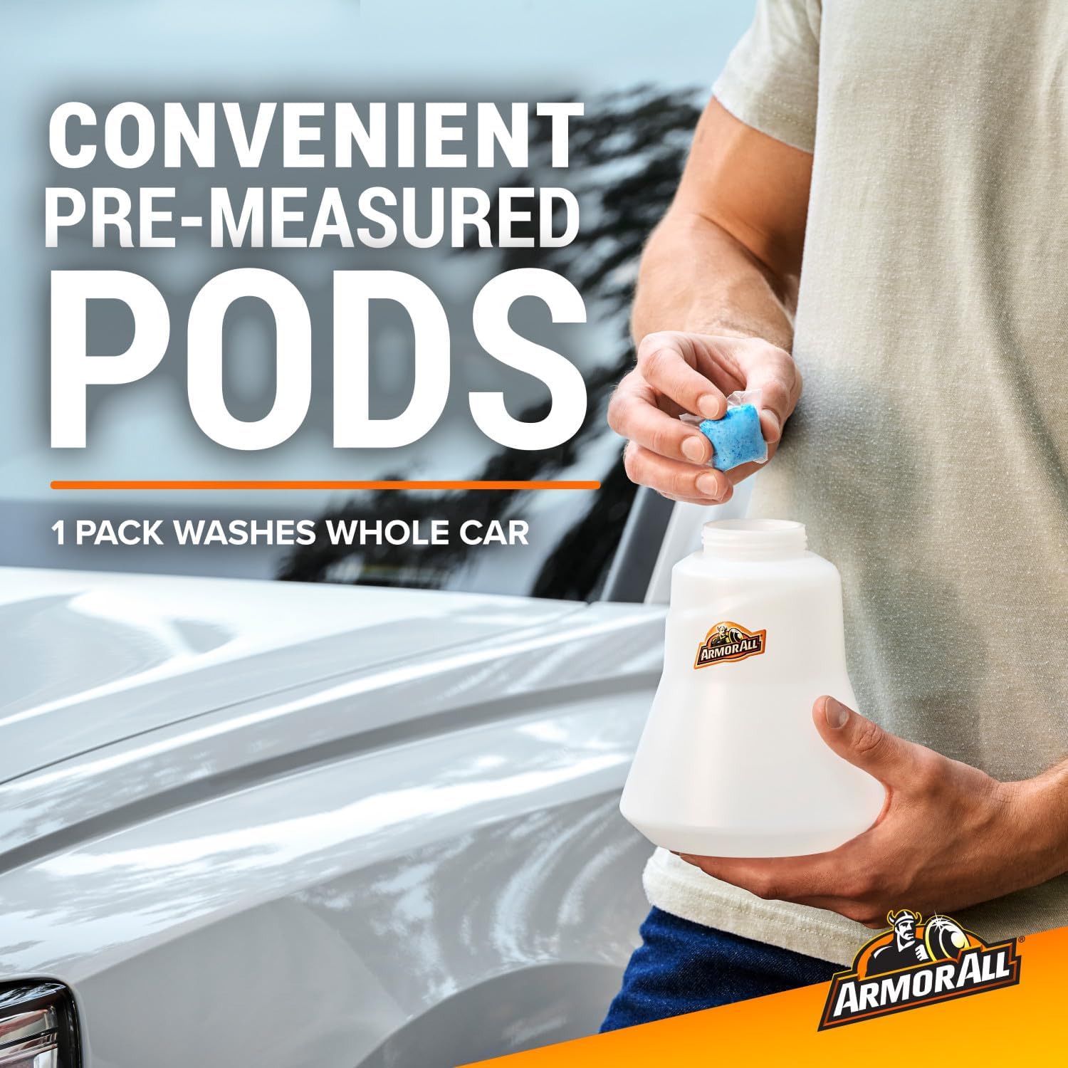 Armor All Car Wash Pods, Pre-Measured, Dissolvable, Super-Concentrated Formula, 18 Count · v5