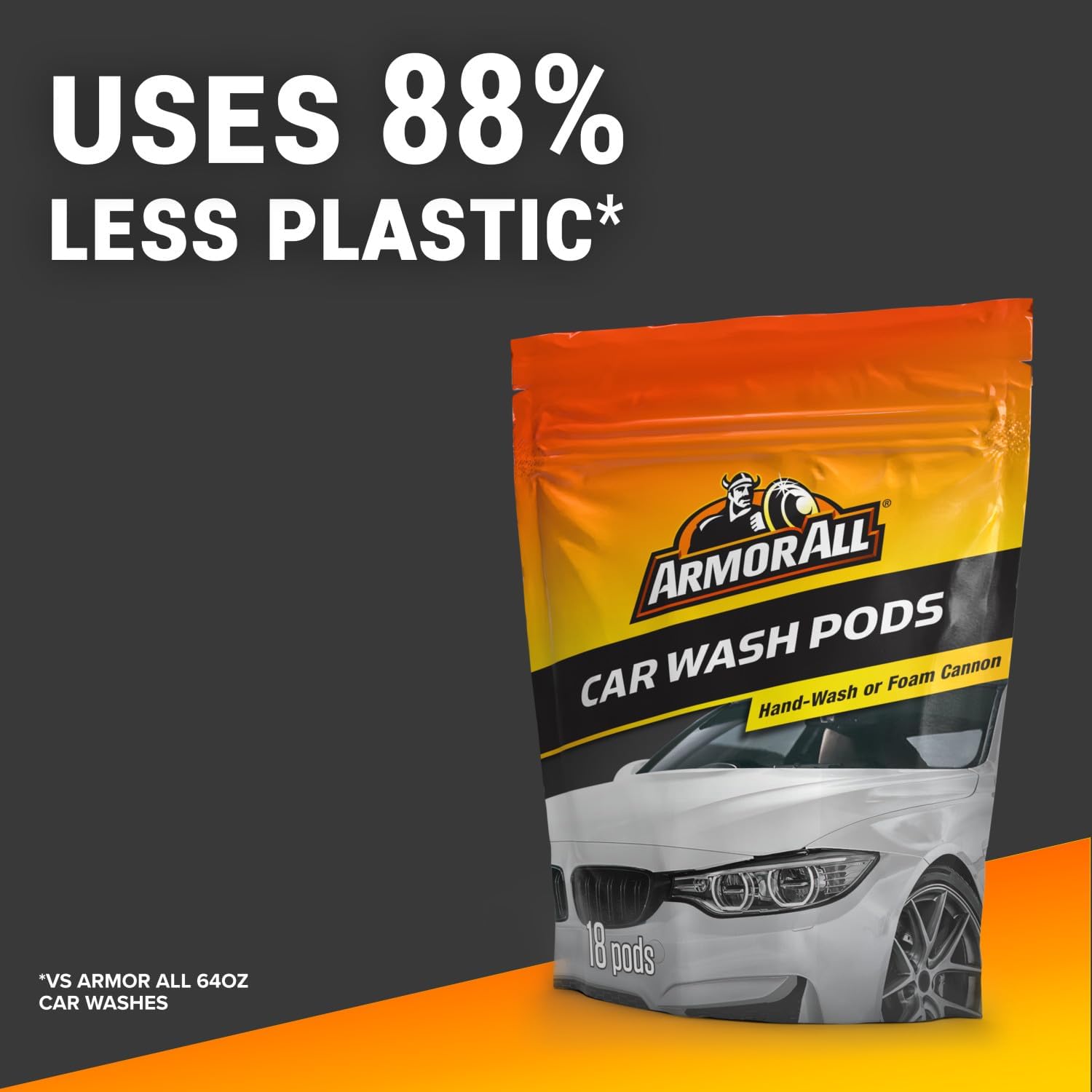 Armor All Car Wash Pods, Pre-Measured, Dissolvable, Super-Concentrated Formula, 18 Count · v5