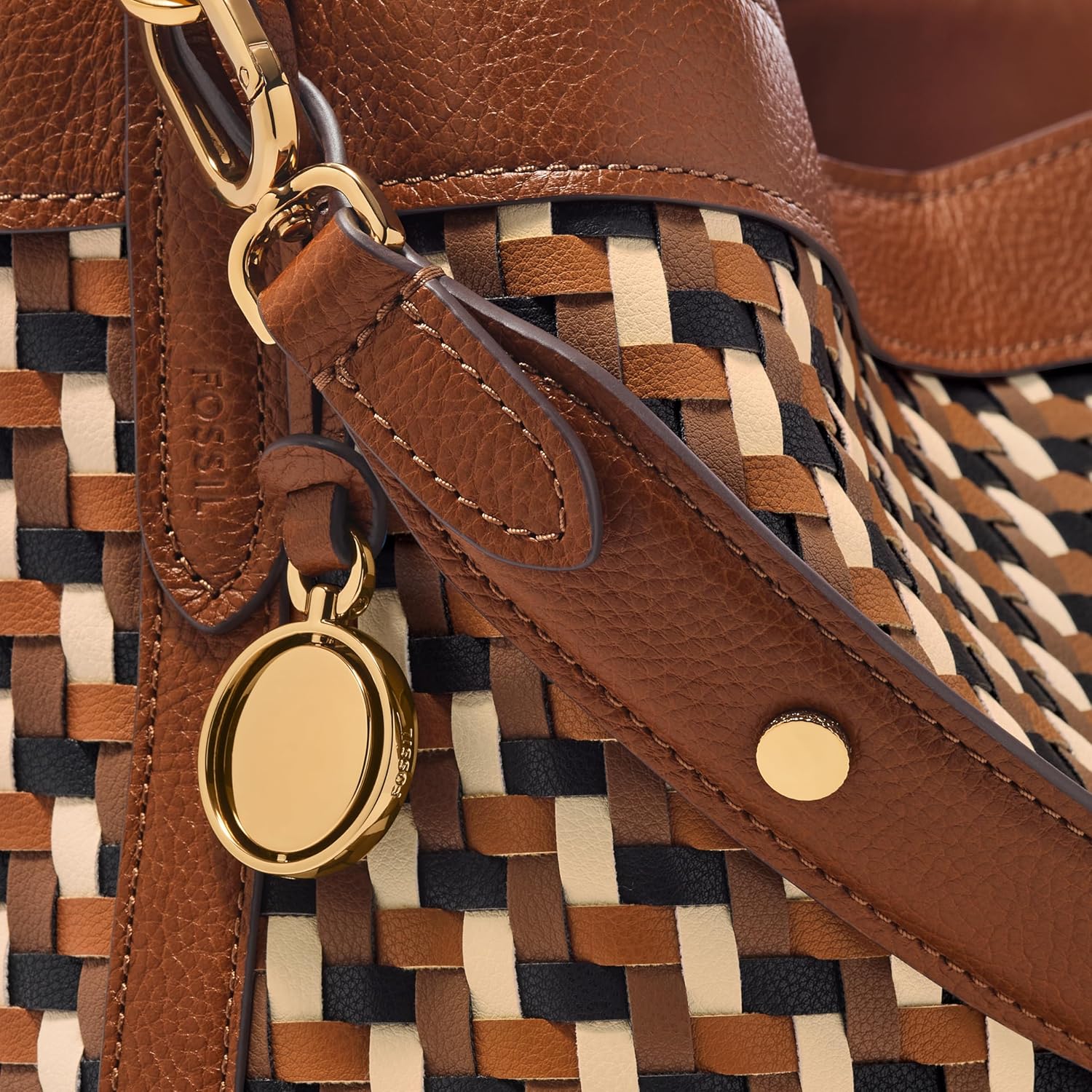 Fossil Jessie Bucket Shoulder Bag · v4