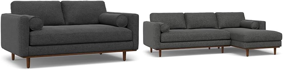 SIMPLIHOME Morrison Sofa Set, Woven - Blend Fabric, for Living Room, Apartment, Studio,Office · v2