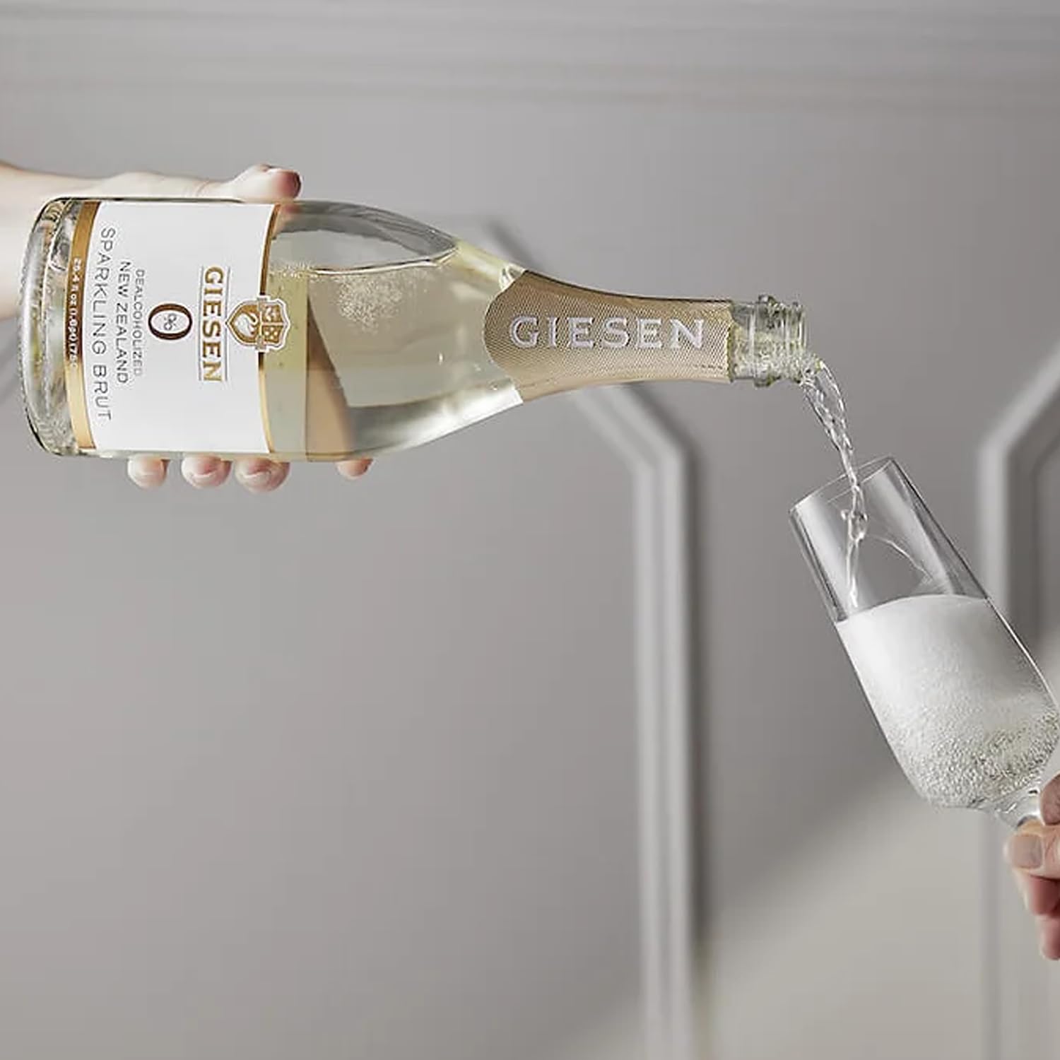 Giesen 0% Bezalkoholowe Dealkoholizowane Nowa Zelandia 750ml Szampan z winem musującym Brut | 12 PACK