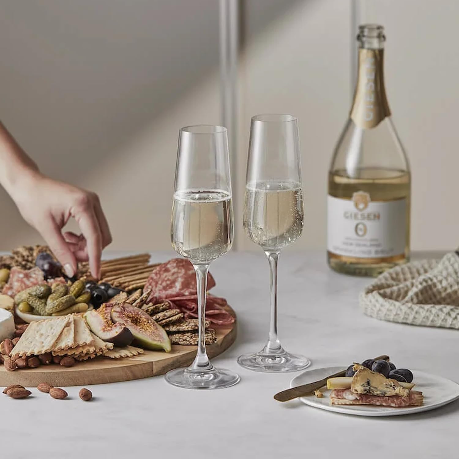 Giesen 0% Bezalkoholowe Dealkoholizowane Nowa Zelandia 750ml Szampan z winem musującym Brut | 12 PACK