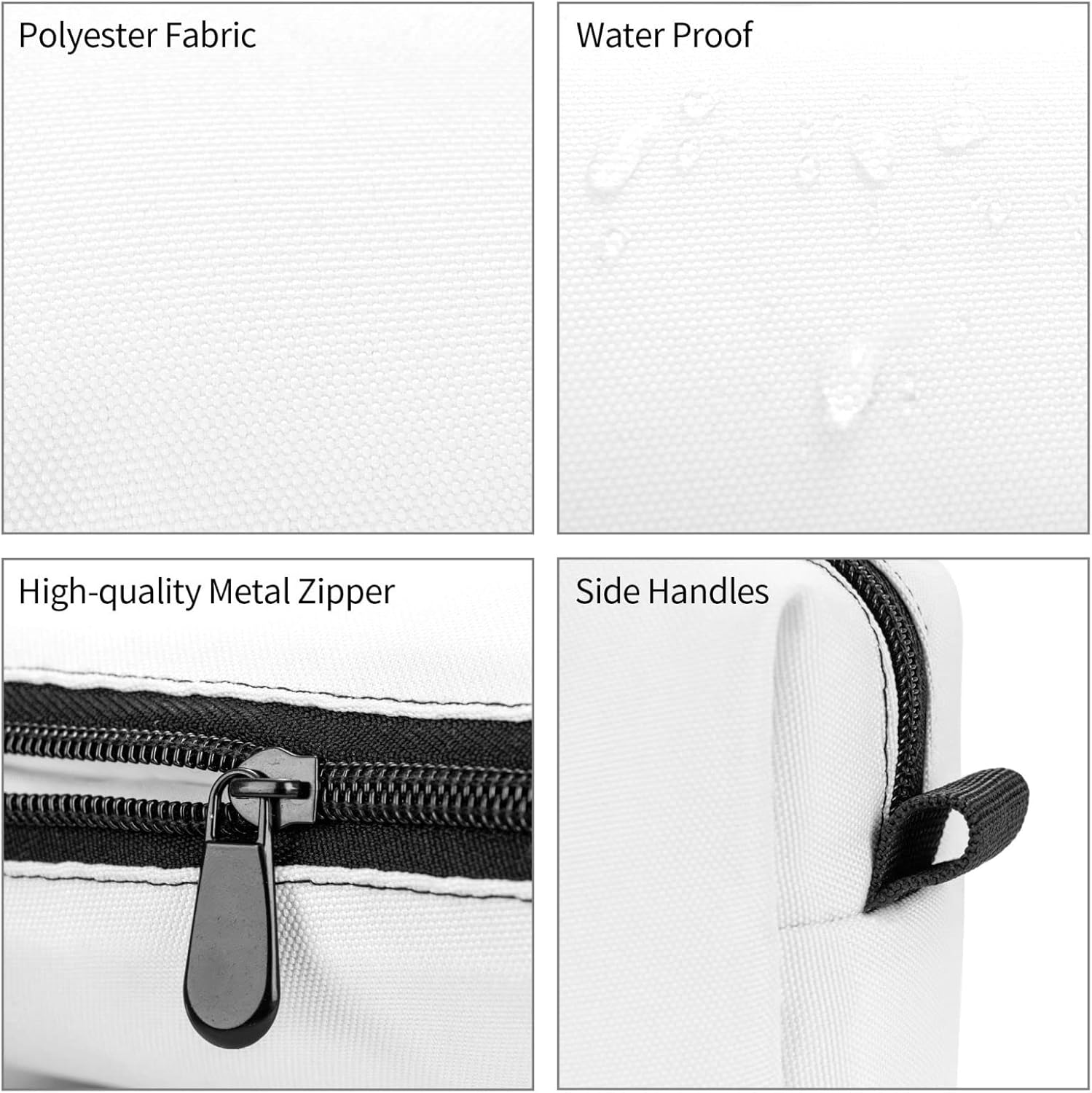 Borsa portaoggetti quotidiana con stampa floreale Border Collie, semplice custodia portatile portatile, borsa da viaggio con cerniera per il trucco, può contenere necessità quotidiane, strumenti, cosmetici, articoli da toeletta e così via