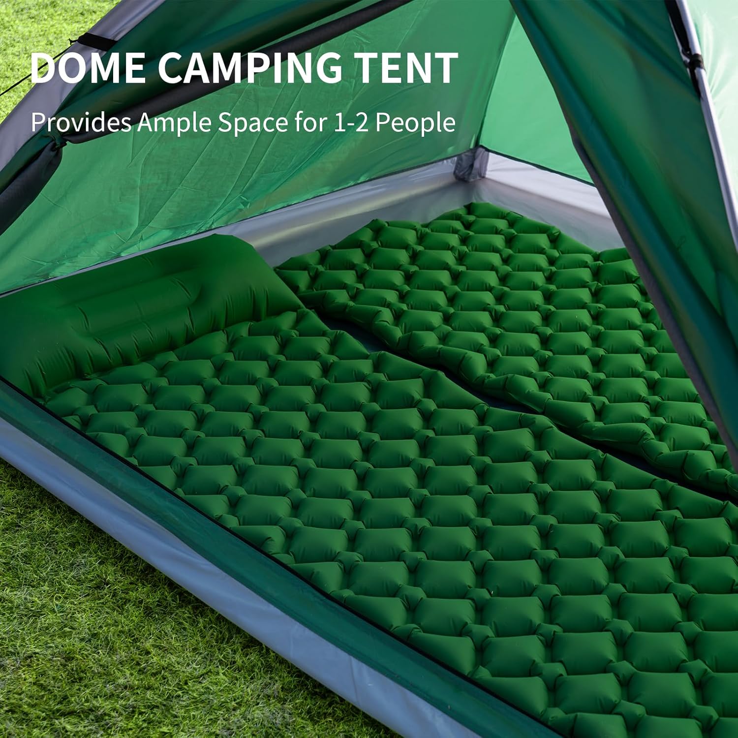 1/2/4/5/6 Person Dome Tents for Camping, Lightweight Portable Backpacking Tent, Small Easy Set Up Outdoor Waterproof Camping Hiking Tent for Adults · v5