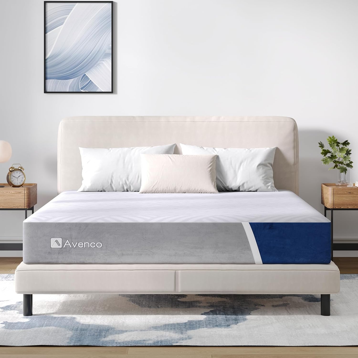 Avenco Queen Size Mattress, 14 inch Queen Mattress with Gel Memory Foam, Medium Firm, Mattress in a Box, Pressure Relief  Motion Isolation, CertiPUR-US Certified · v2