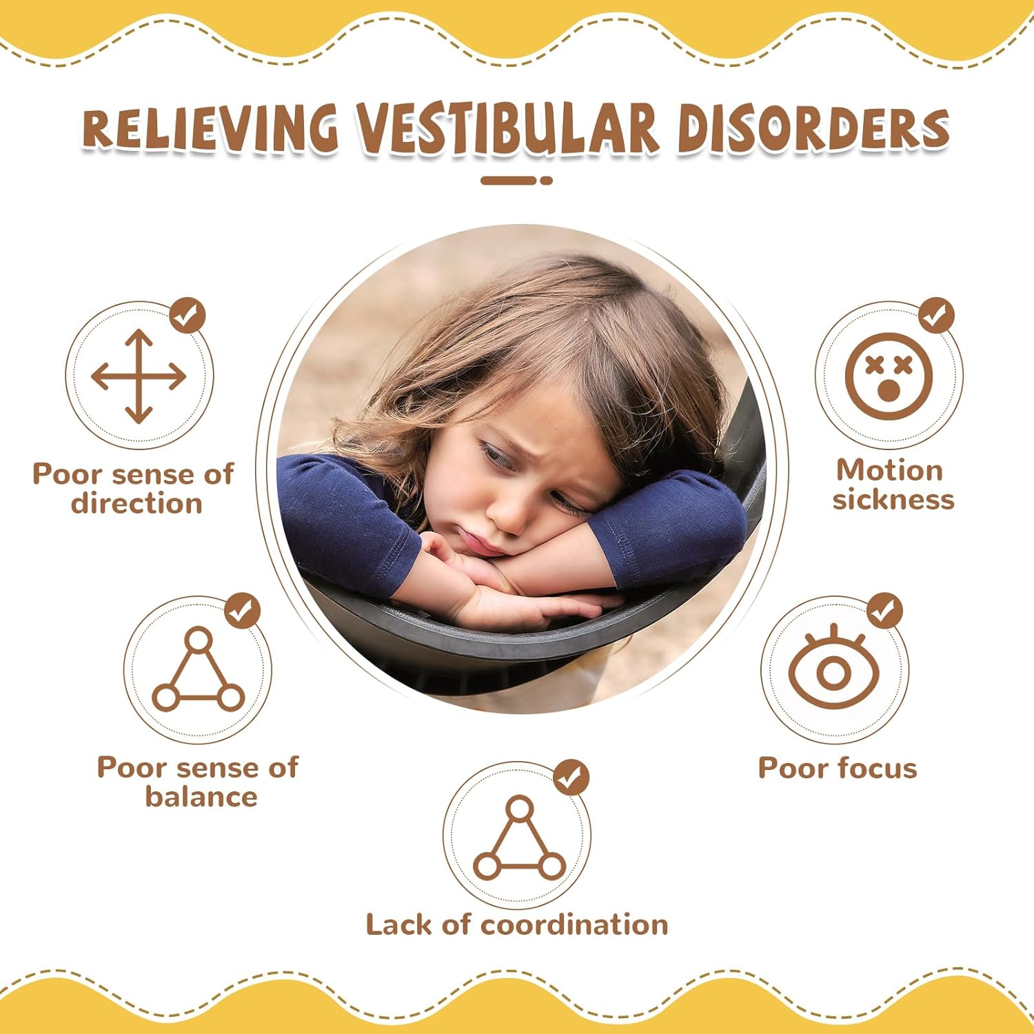 Sedia da spinning Zhenx per bambini, sedia girevole per bambini con autismo, sedia sensoriale per bambini, sedia rotante per bambini autistici, bambini con ADHD, allenamento con sedute e rotazione, coordinazione corporea (blu)