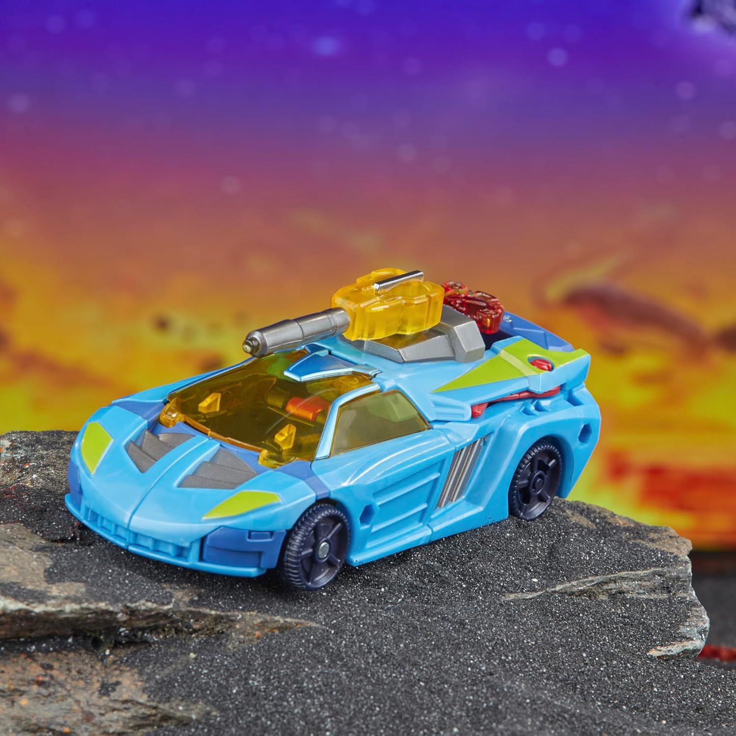Transformers Legacy United Deluxe Class Cybertron Universe Hot Shot, action figure convertibile da 5,5 pollici, 8