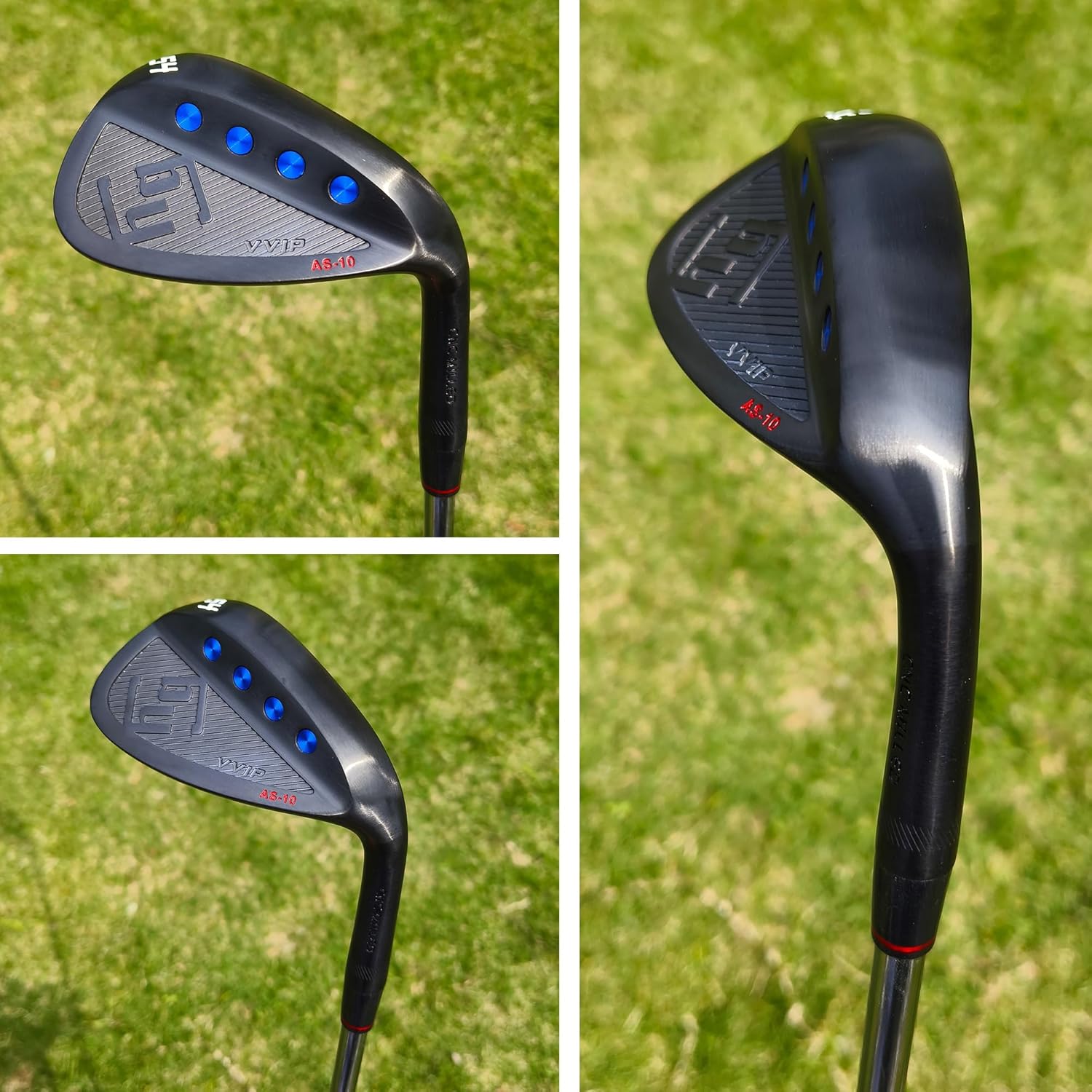 Yamato golfwigset voor het hele gezicht of individuele golfwiggen 50/52/54/56/58/60 gesmede golfclubs met golfgap en sleehak en lobwig, gefreesd