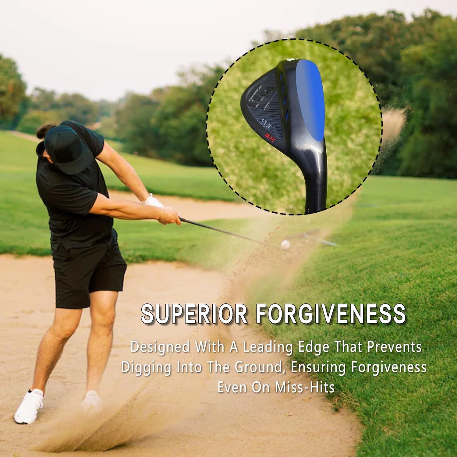 Set di cunei da golf integrali Yamato o cunei da golf individuali 50/52/54/56/58/60 Cuneo da golf forgiato con cuneo e cuneo sabbiato Mazze da golf con zeppa fresata per alta rotazione - Ottimo cuneo da golf