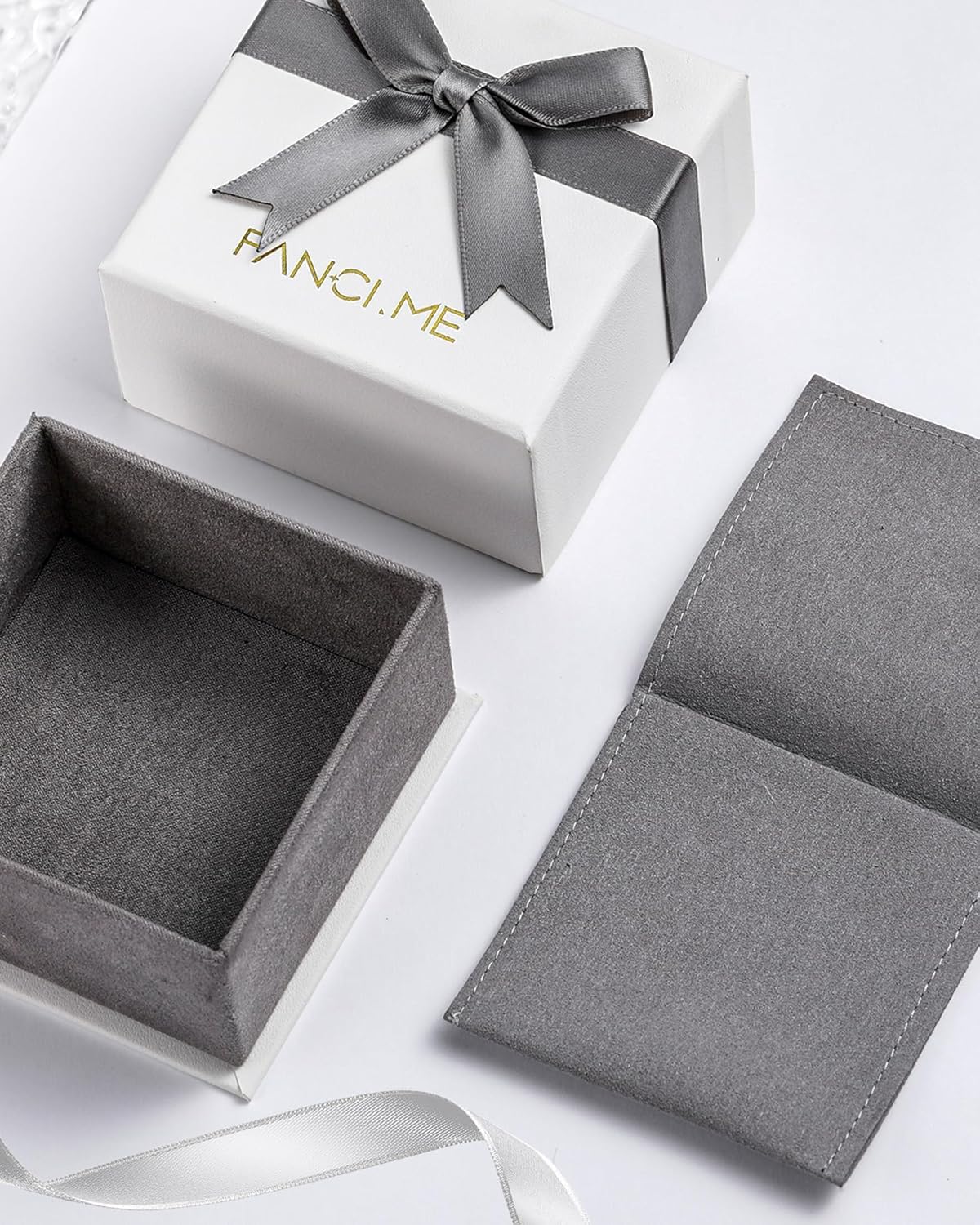 FANCIME 14K Vàng nguyên khối thật Trang sức trái tim tình yêu vô cực với vòng cổ vòng tay Moissanite Quà tặng sinh nhật cho phụ nữ Con gái Mẹ Con gái Cô ấy