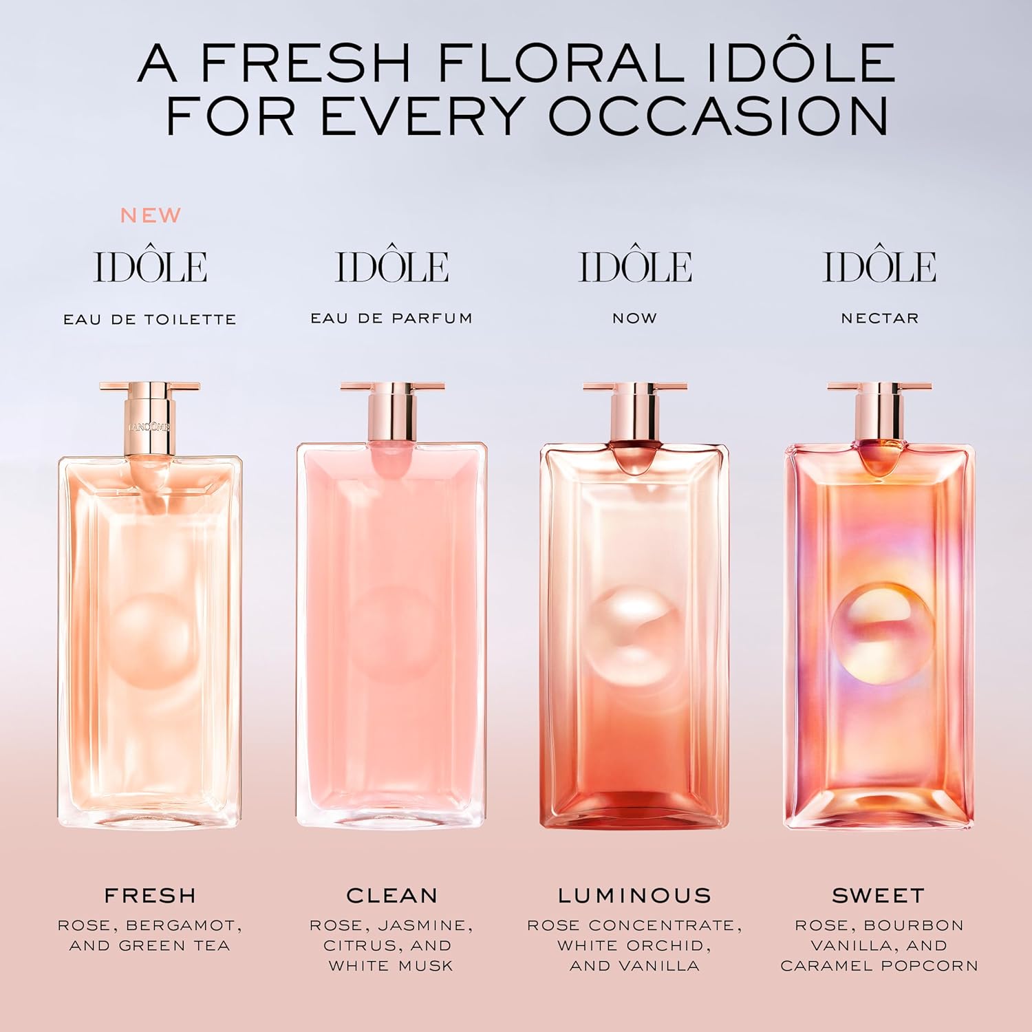 Lancôme Idôle Eau de Toilette - Fresh  Energizing Womens Perfume - Long Lasting Fragrance with Notes of Green Tea, Blooming Roses amp; Fresh Bergamot · v2