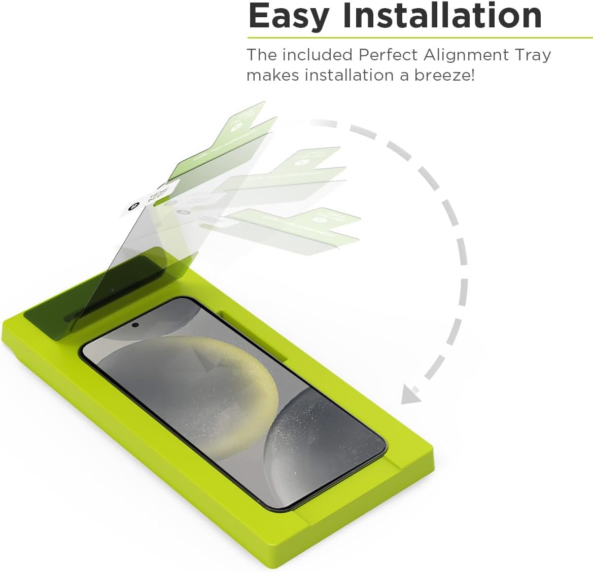 PureGear HD-Displayschutz aus transparentem Hartglas für Samsung Galaxy S24 (2024) — gehäusefreundlich, kratzfest mit Anti-Fingerabdruck-Beschichtung, kratzfestes Schutzglas mit Lebensdauer