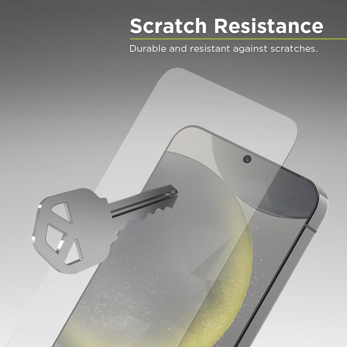 PureGear HD-Displayschutz aus transparentem Hartglas für Samsung Galaxy S24 (2024) — gehäusefreundlich, kratzfest mit Anti-Fingerabdruck-Beschichtung, kratzfestes Schutzglas mit Lebensdauer