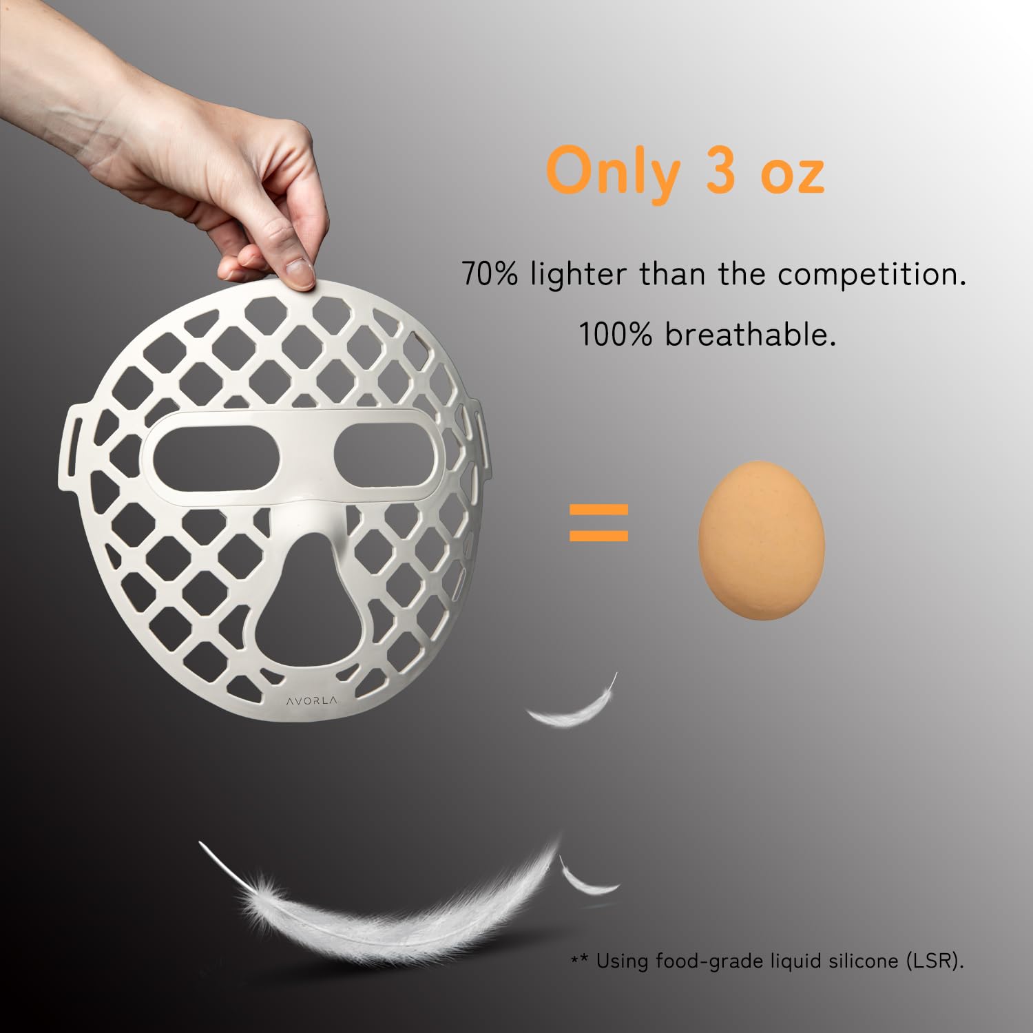Maschera LED di bellezza — Maschera viso con terapia della luce a infrarossi a luce rossa per le rughe — Luce blu per l'acne — Lunghezza d'onda multipla per la cura della pelle — Ricaricabile per uso domestico e da viaggio Modello: KFB265